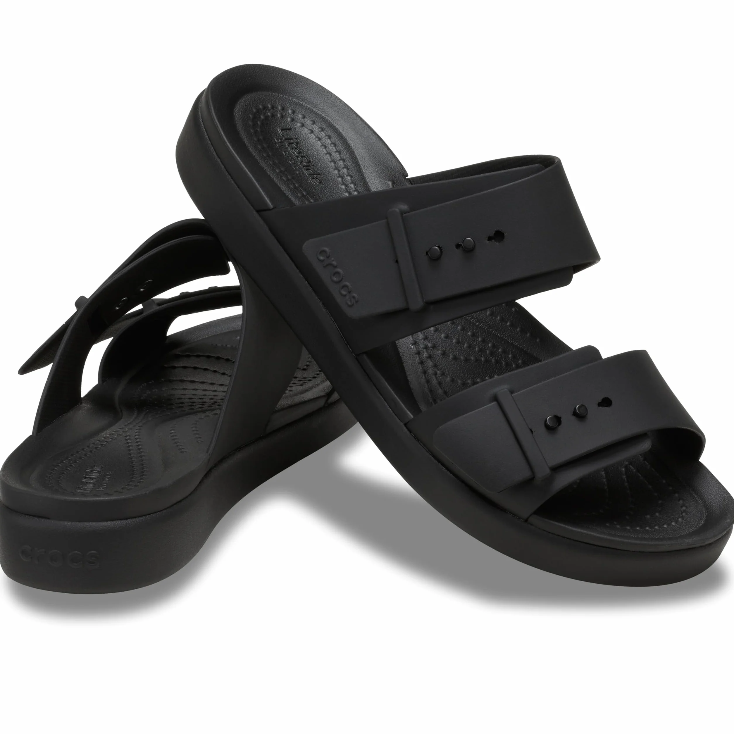 Crocs Brooklyn Buckle Low Sandale Femme