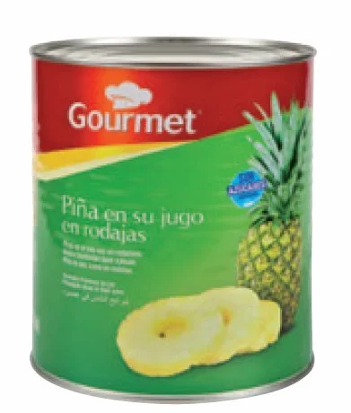 Ananas au Sirop boîte 1,790 kg Format 3/1