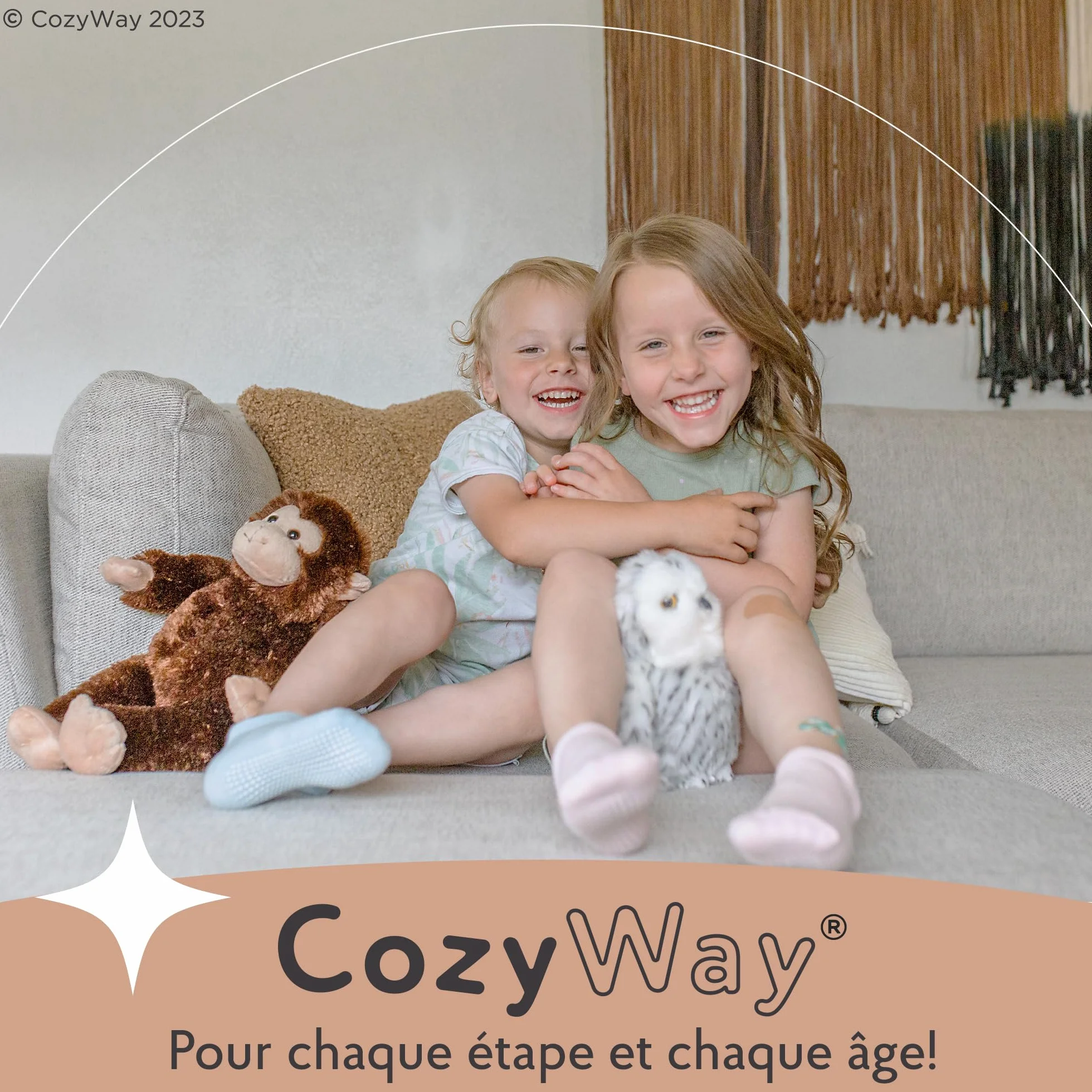 CozyWay Chaussettes à volants pour bébés filles