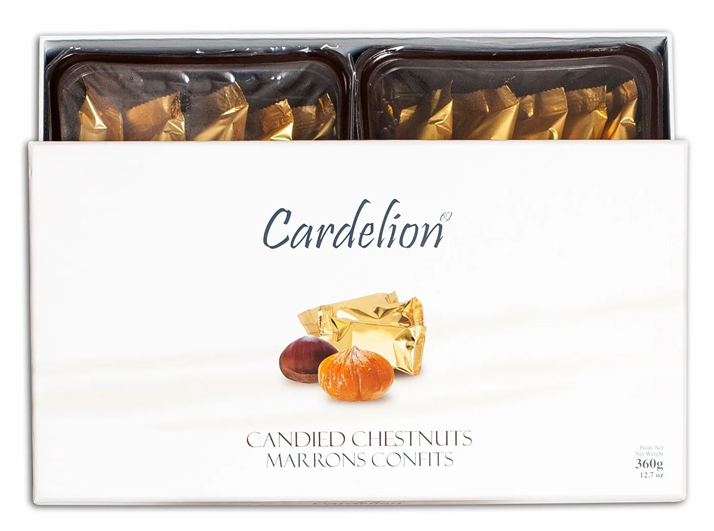 Marrons glacés Cardelion (360 Gram 12.6 oz, 20 Pieces)