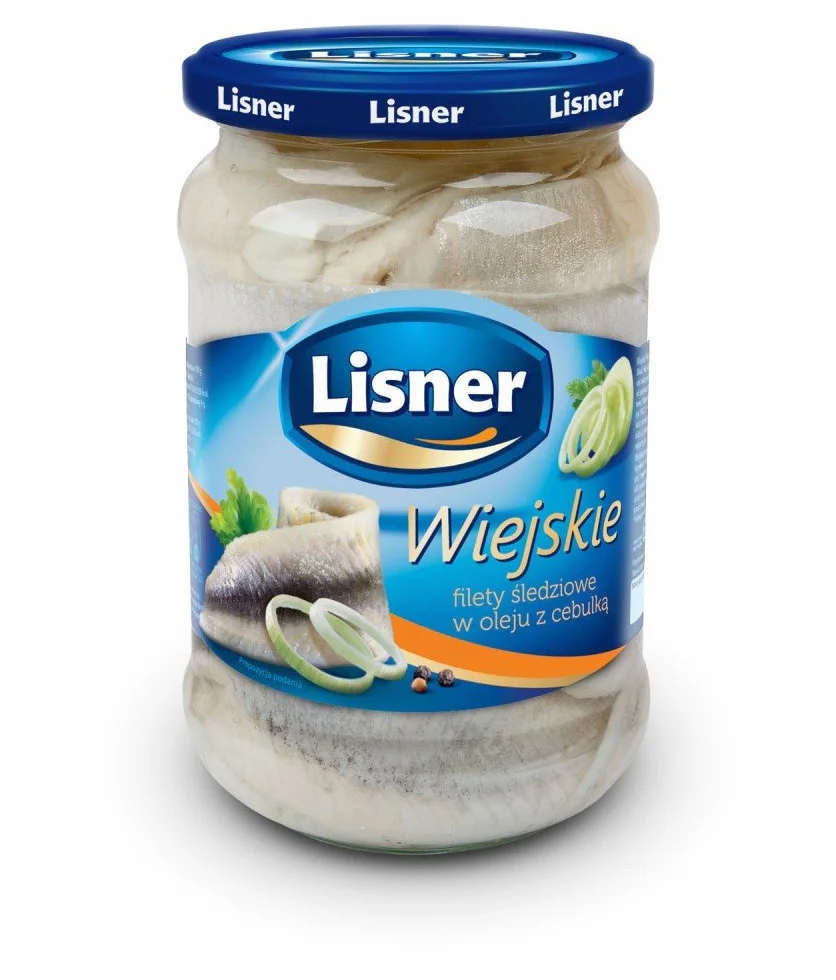 LISNER Filets de hareng avec oignon 600 / 300g