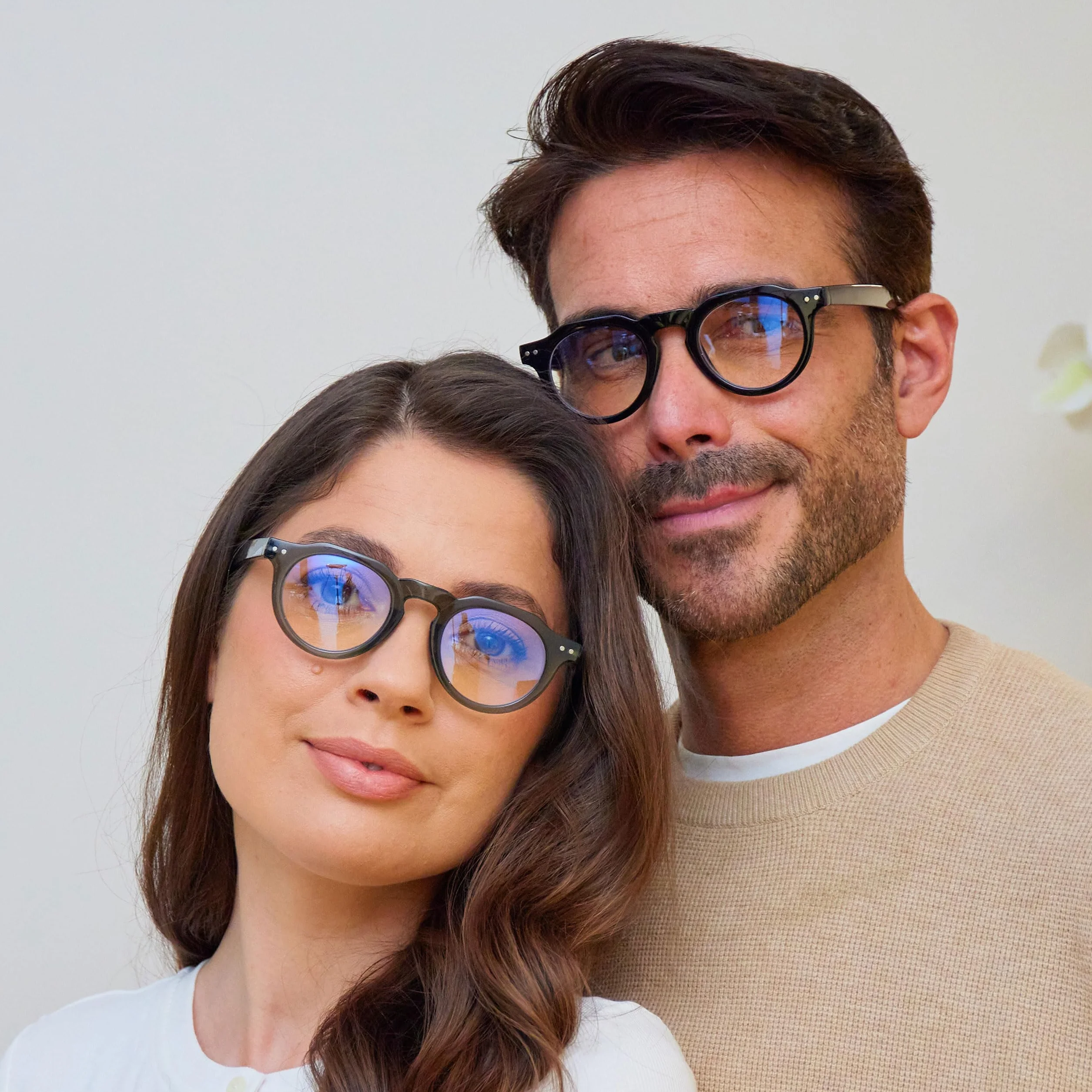 OPULIZE RIO Lunettes de Lecture Anti-Lumière Bleue Gris +2.50