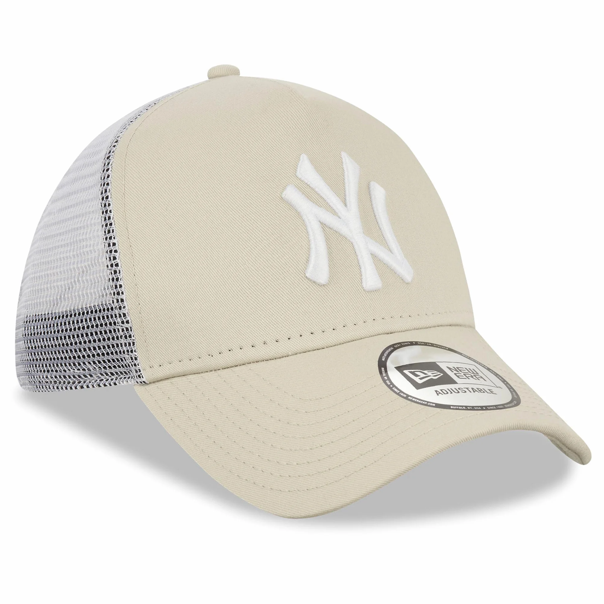 New Era New York Yankees A Frame Adjustable Trucker Cap League Essential