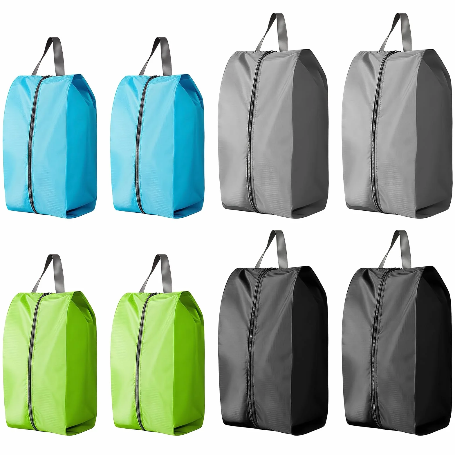 Lot de 8 sacs à chaussures de voyage étanches avec fermeture éclair