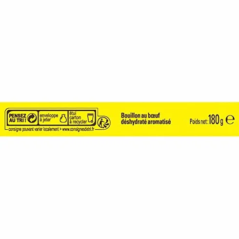 NESTLE MAGGI - Bouillon Goût Boeuf Tablettes 180G - le Lot De 4