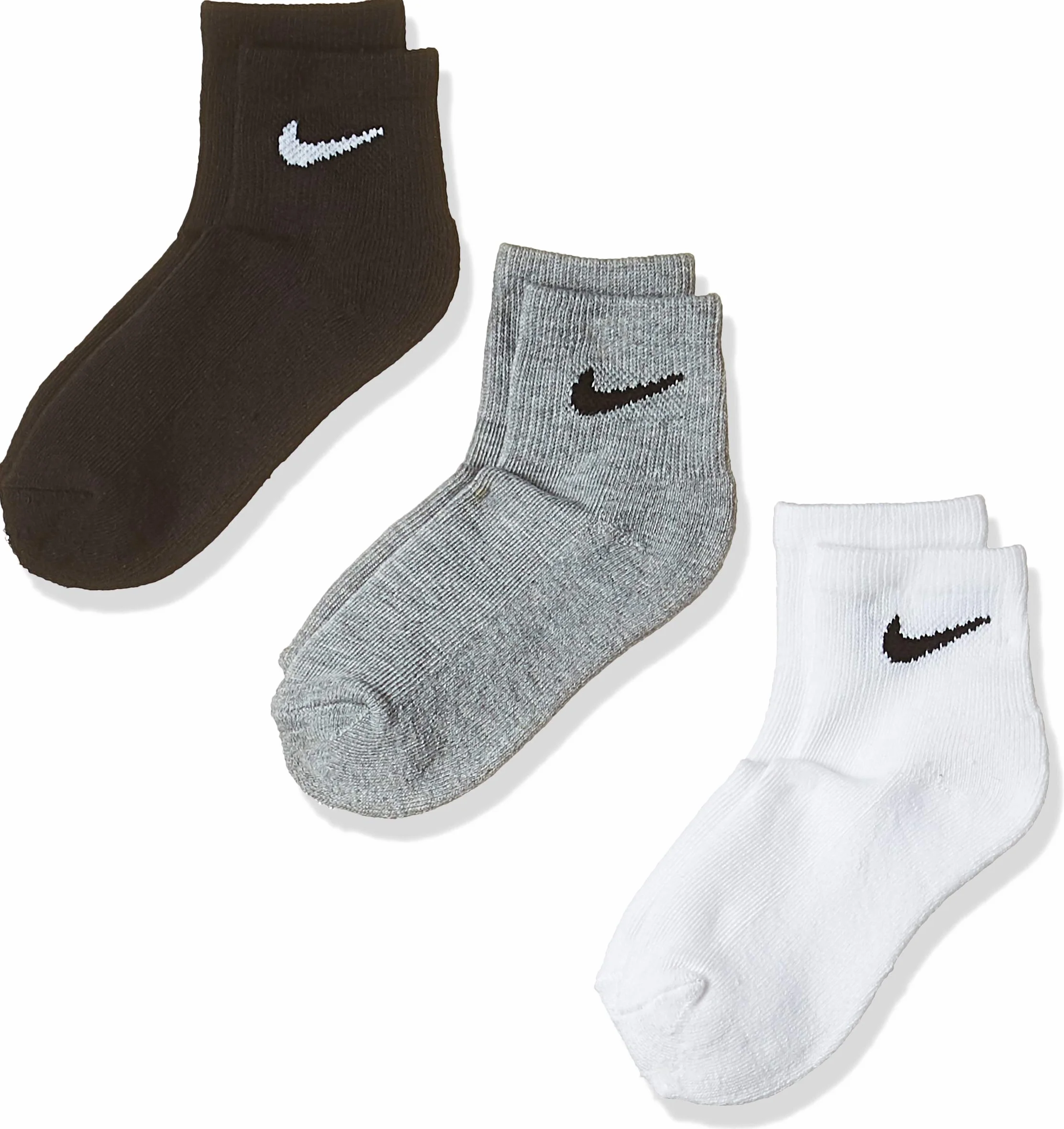 NIKE Basic Pack Qtr 3pk Chaussettes Mixte enfant