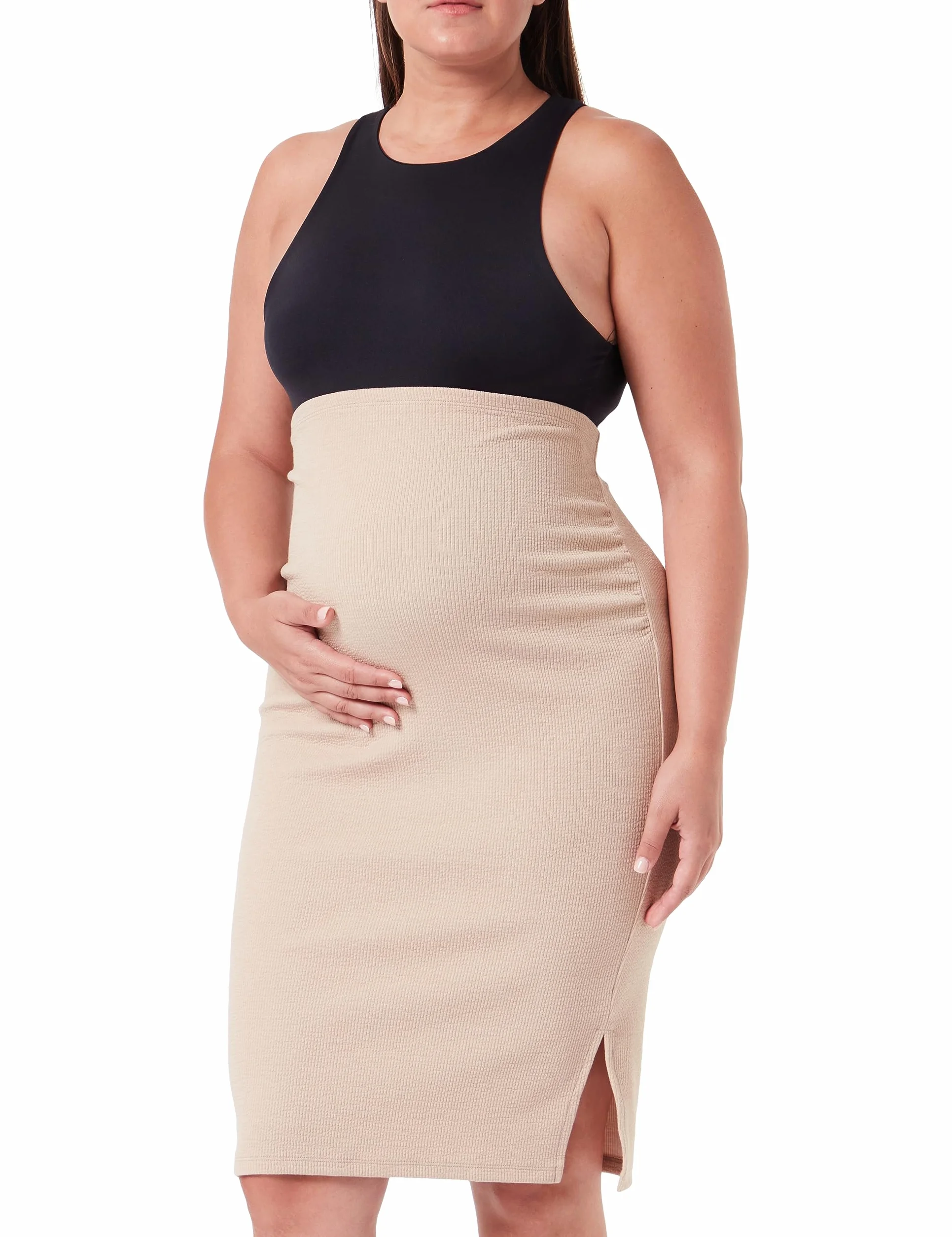 Noppies Maternity Skirt Ellore Over The Belly Jupe Femme Sesame