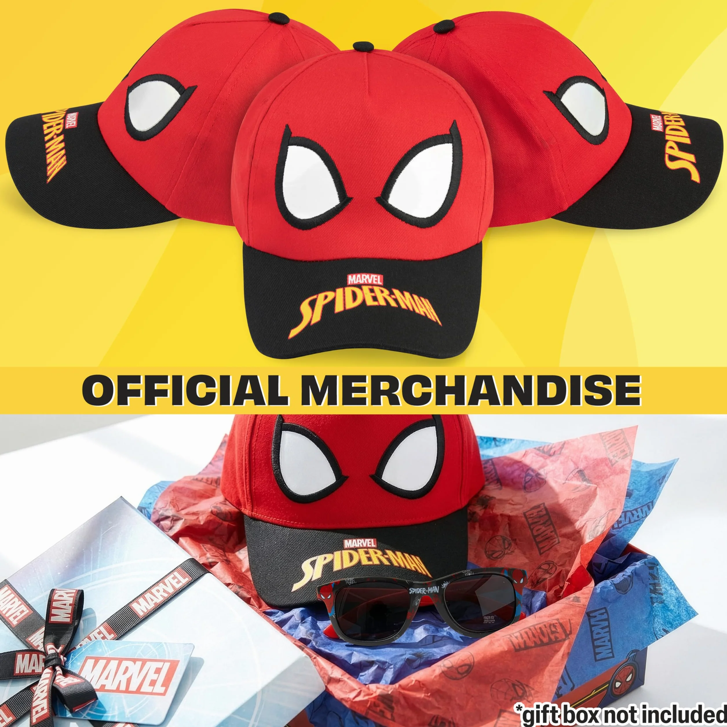 Marvel Spiderman Teenage Mutant Ninja Turtles Casquette Baseball Lunettes Soleil Enfant Garcon Protection UV Voyage Accessoires Cadeau