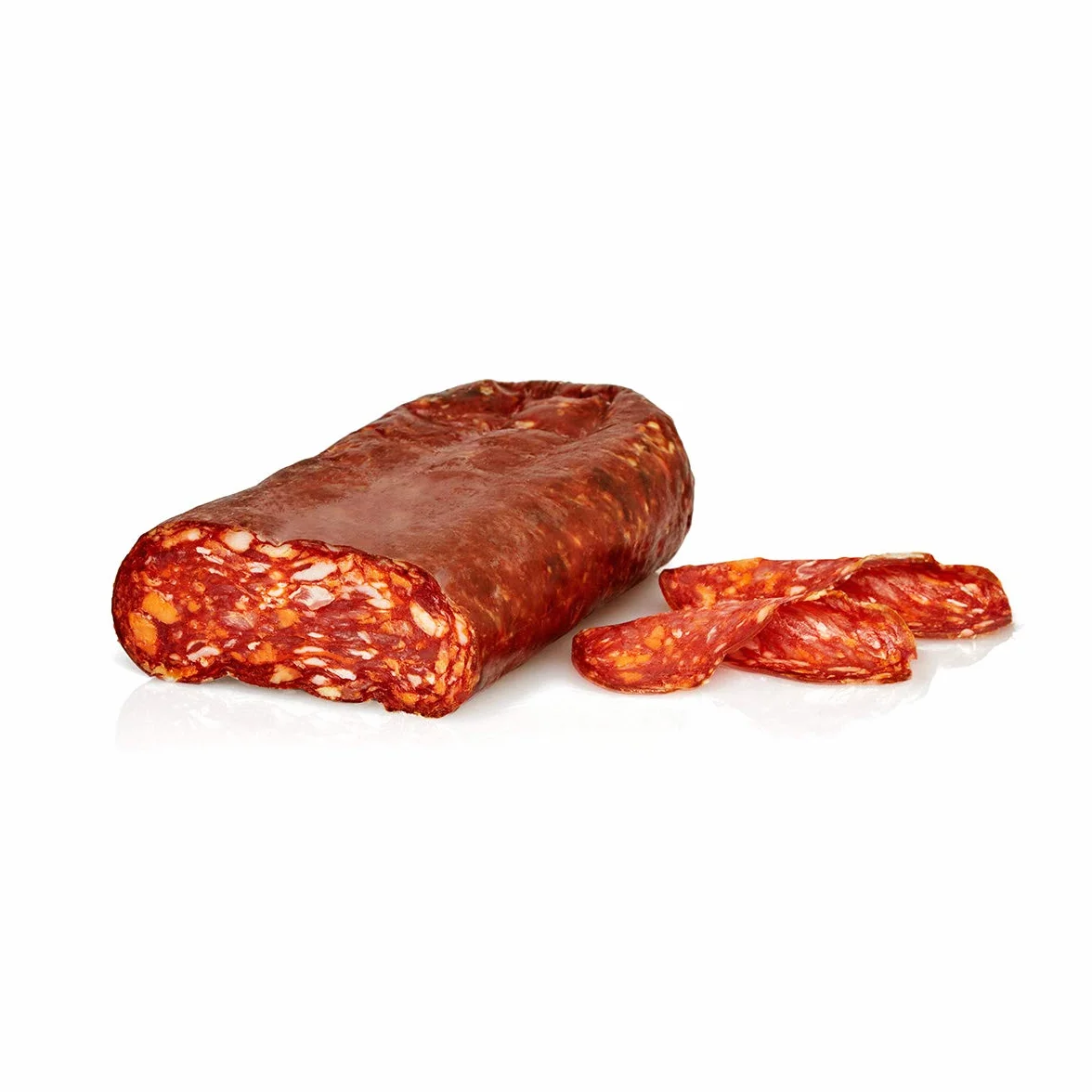 Spianata saucisson Salumi Pasini® | Environ 900 gr | Saucisson sec piquant | Charcuterie italienne typique de Calabre