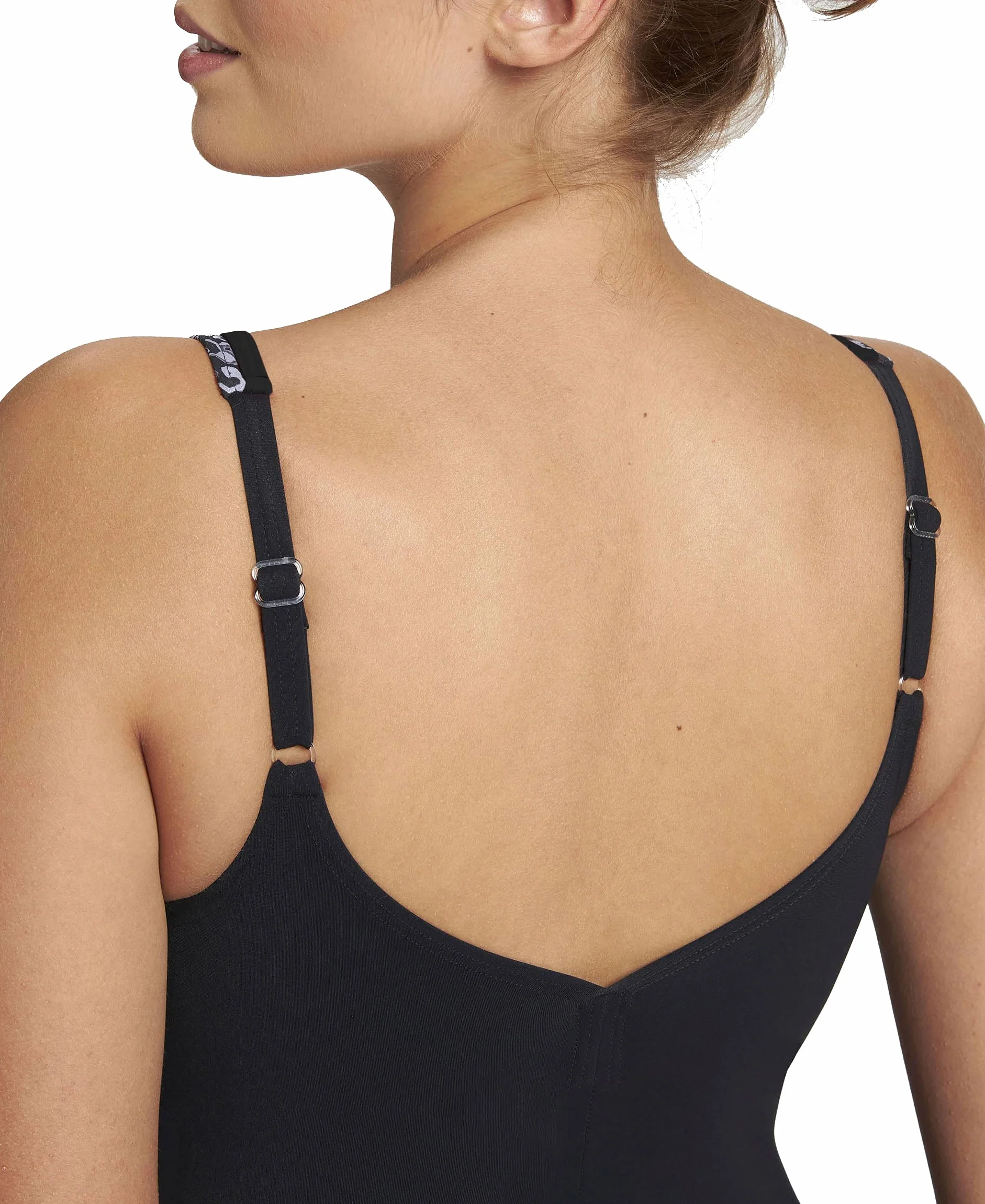 Arena Bañador Zora Wing Back One Piece Black Multi Slips de Bain Femme