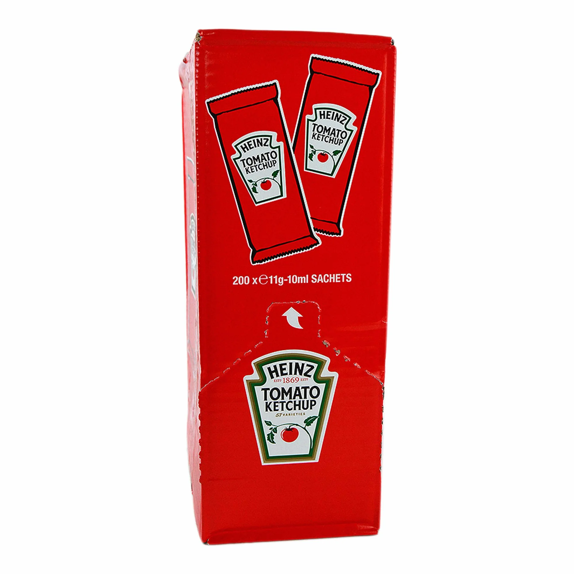 Heinz Lot de 200 sachets de 11 g. Idéal pour les patines, les paninis, les amburger et les sandwichs.