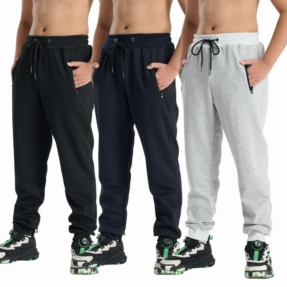 Pantalon de jogging garçon coupe-vent imperméable chaud automne enfants