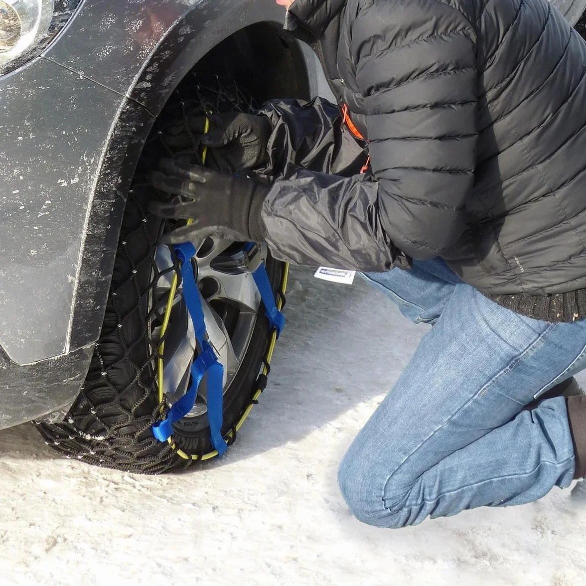 MICHELIN Gants de Montage Chaines à Neige Extra Longs Imperméables