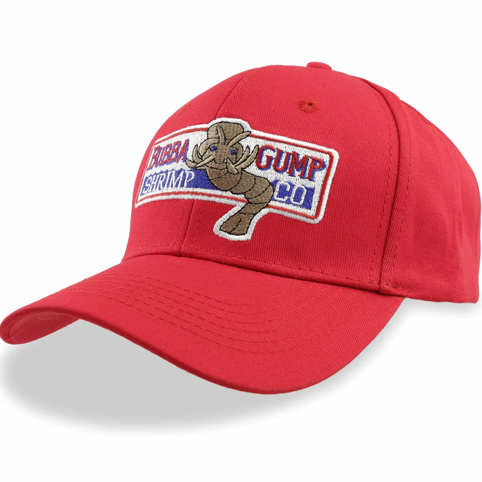 Bubba Gump Casquette de baseball réglable Brodée Forest Gump Chapeaux