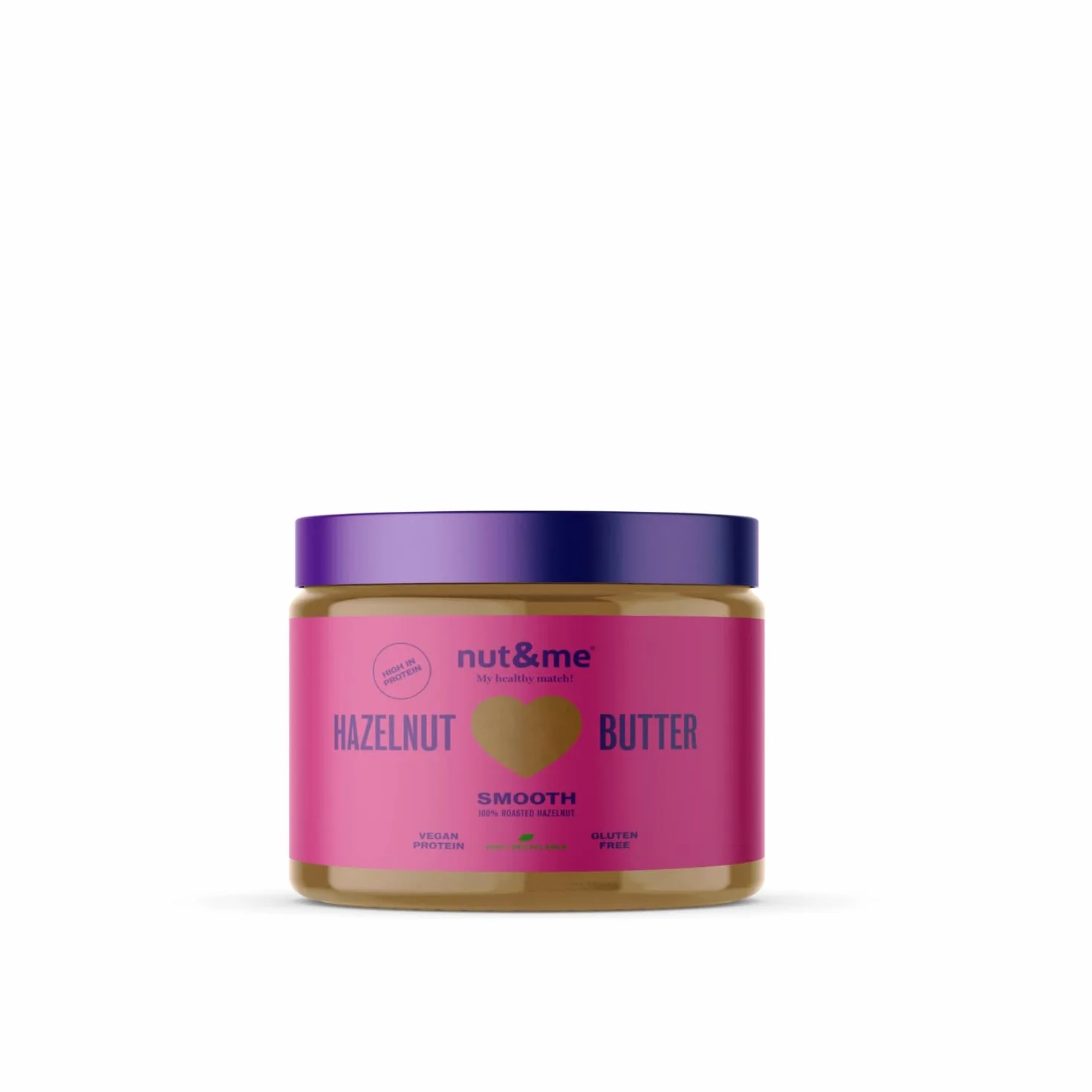 Purée de noisettes grillée 300 g nut&me | 100% noisettes | Vegan | Sans sucre ni additifs | Cremeuse et Délicieuse