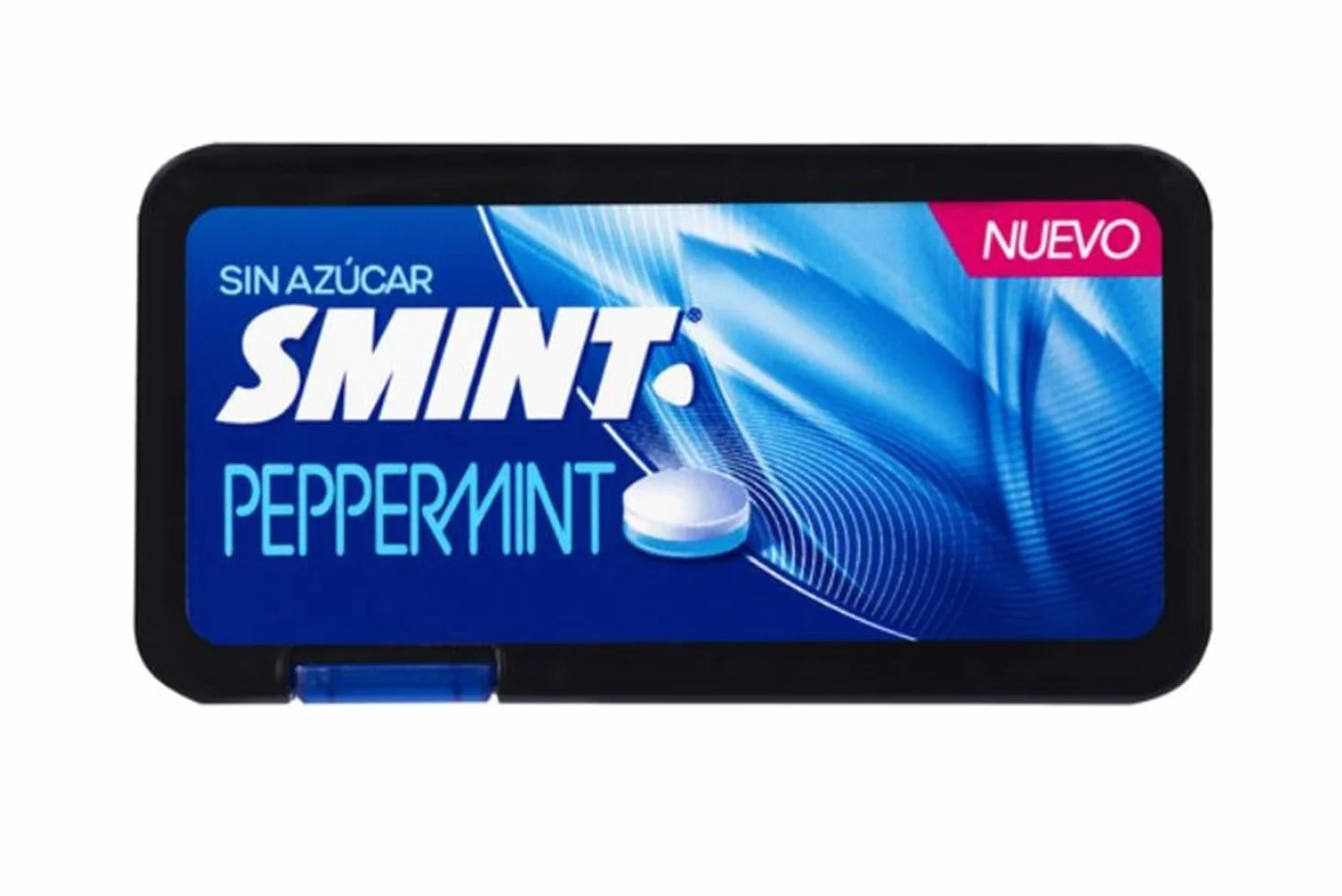 Smint Flat Peppermint Bonbons sans sucre Arôme Menthe Poivrée Pack de 12 boîtes 21 g Frais Intense