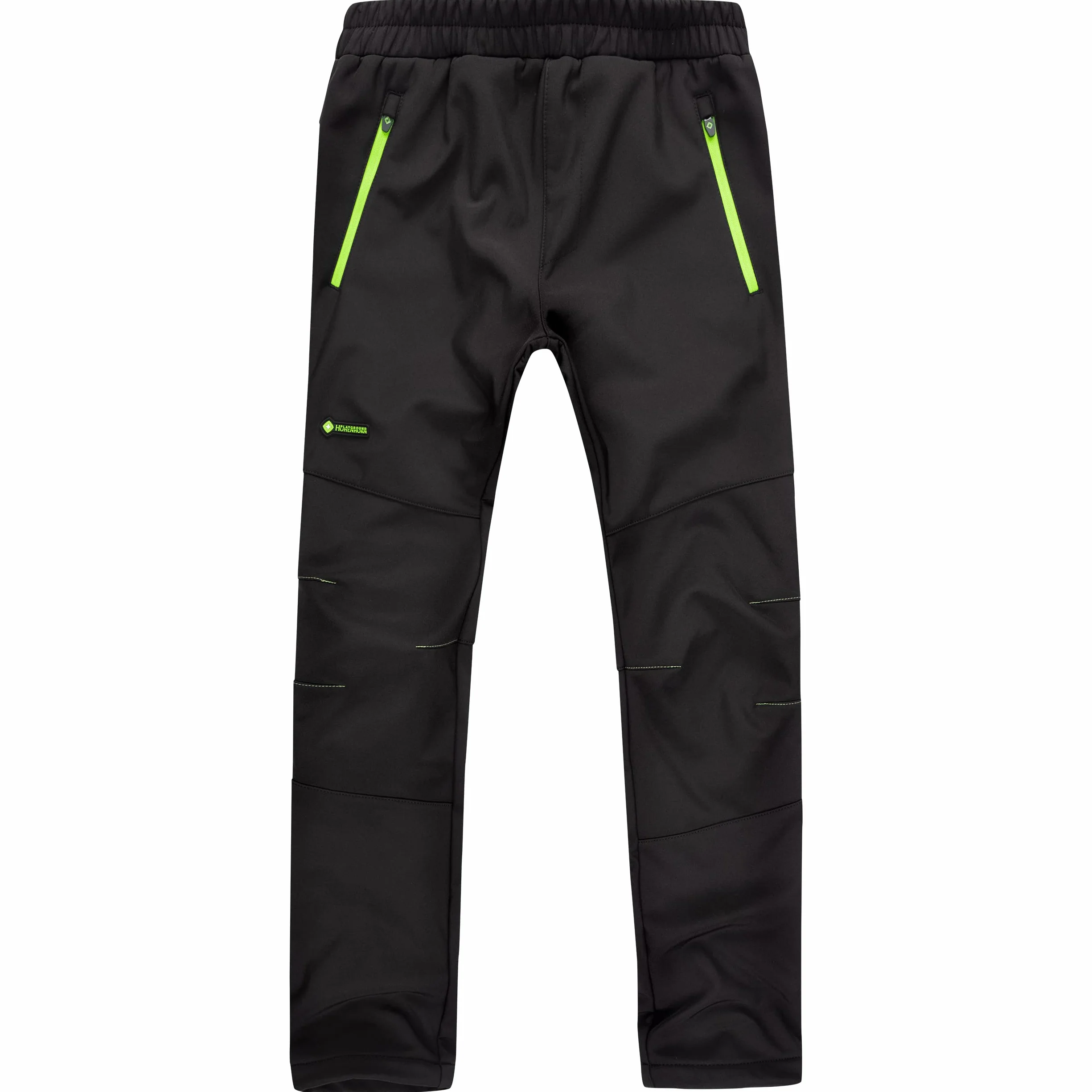 Pantalon softshell enfant garçon fille extérieur doublé hiver snowboard imperméable respirant
