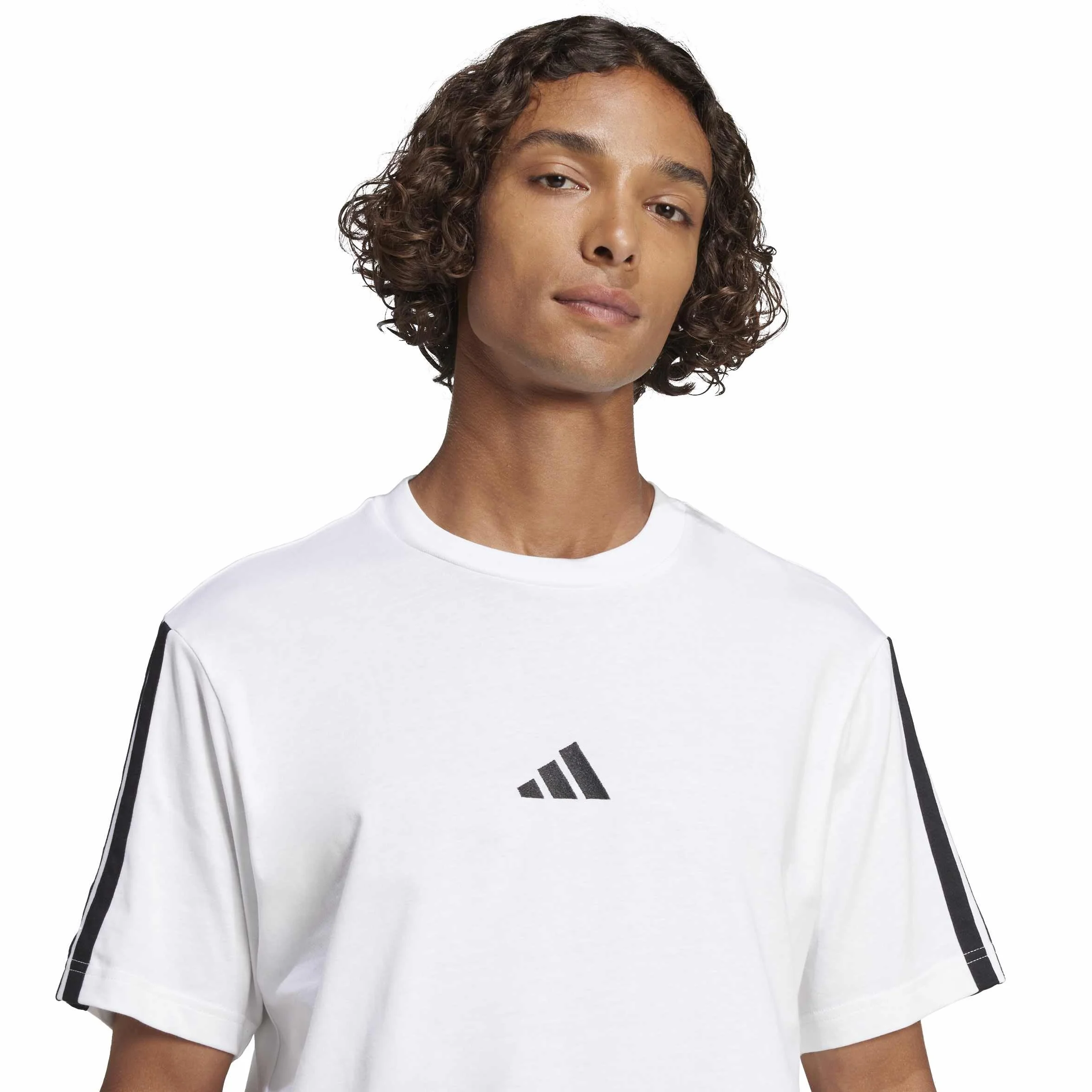 Adidas Essentials Three Stripes Single Jersey Tee T-Shirt Homme