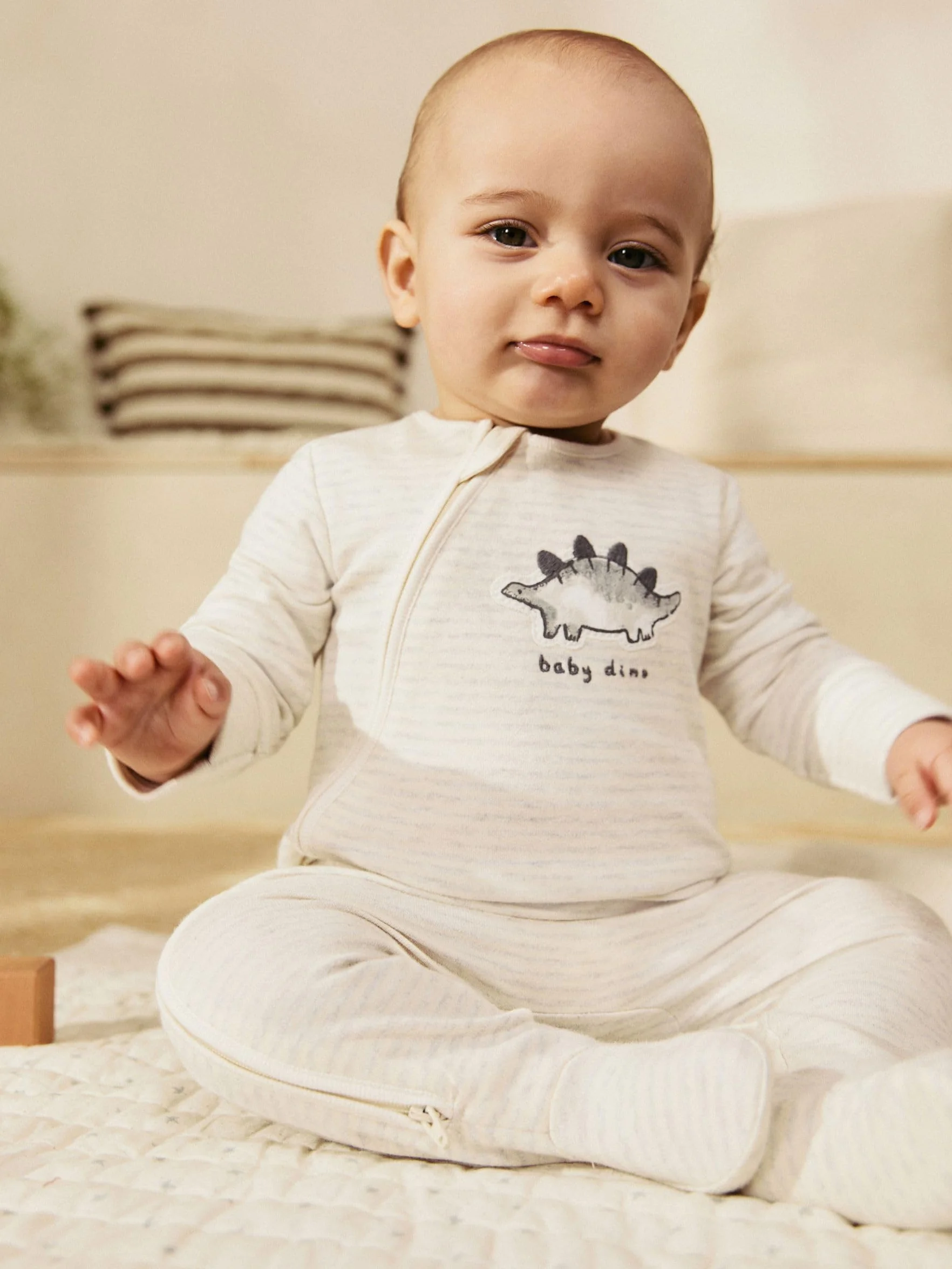 NEXT Bébé garçon Dors-Bien Pyjama Zip Double Sens Lot de 3