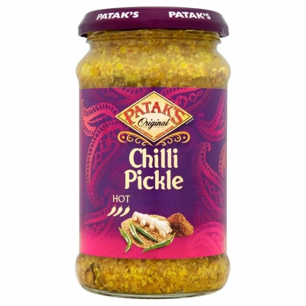 Hot Chilli Pickle de Patak (de 283g) - Paquet de 2