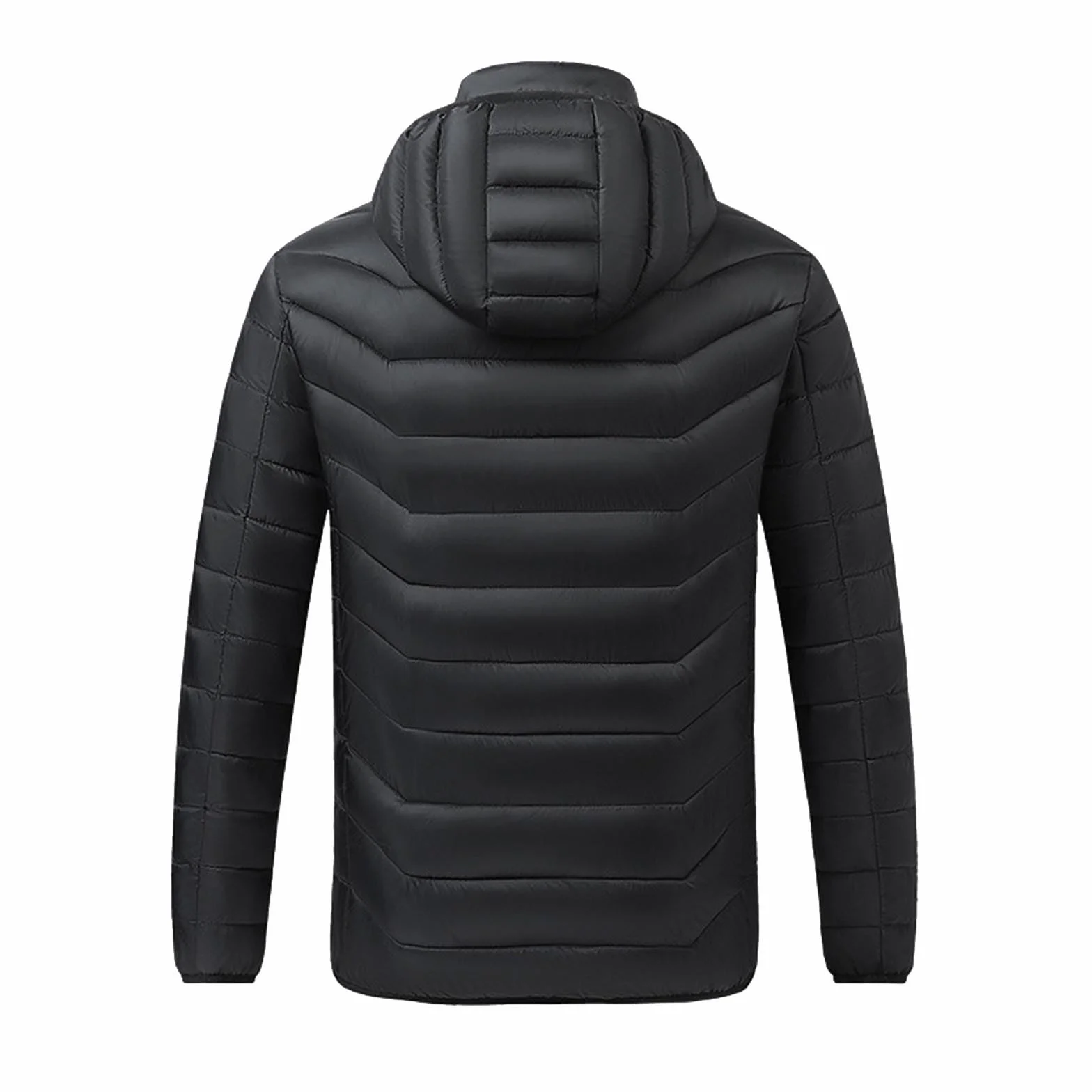 Veste Chauffante Électrique USB Homme Femme 8 Zones 3 Niveaux Chauffage Hiver Moto Chasse Randonnée Ski
