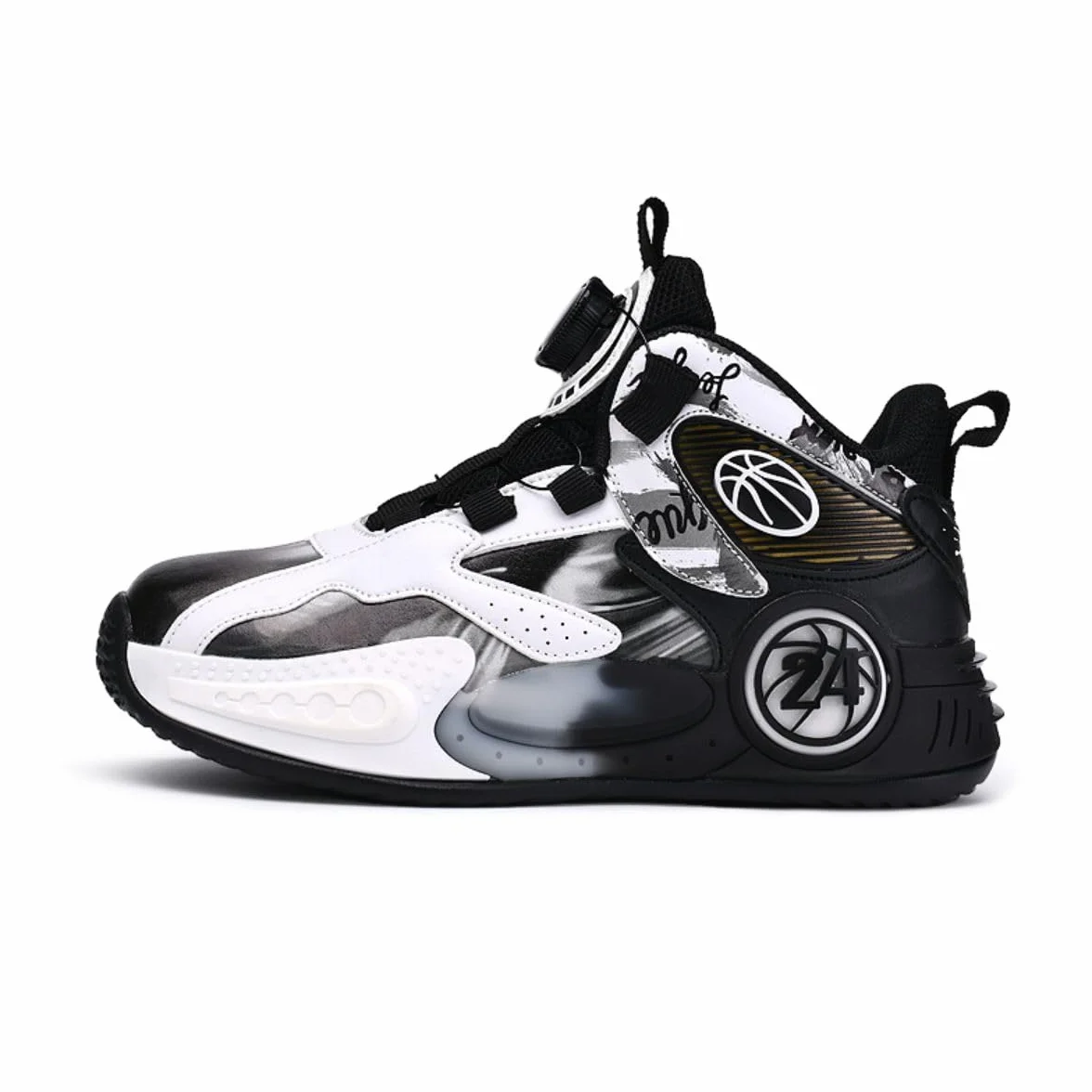 Chaussures de Basket-Ball Enfants Garçons Filles Sport Course Athlétique