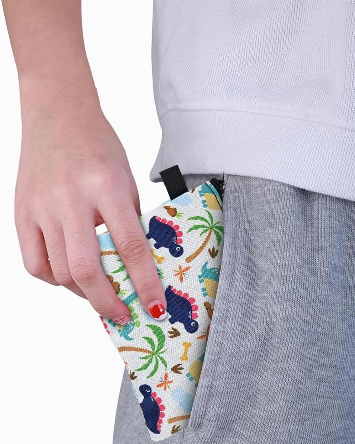 Porte-Monnaie Enfant Mignon Dessin Animé Animal Sac à Monnaie avec Fermeture éclair Portefeuille Carte Porte-clés 2 PCS