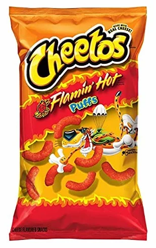 Cheetos, Flamin' Hot Puffs, 85 g