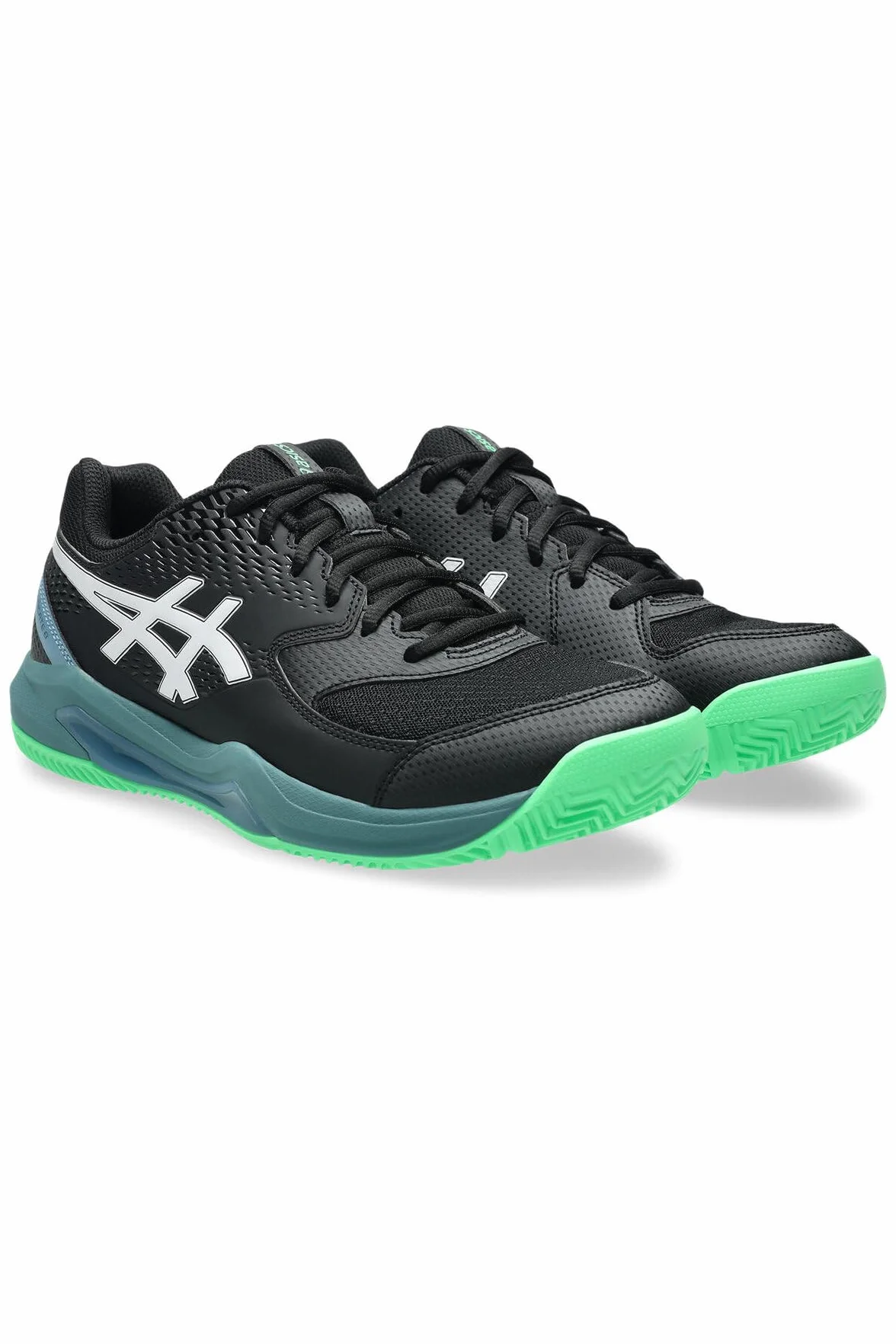 Asics Gel-Dedicate 8 Padel Negro/Verde 1041A414