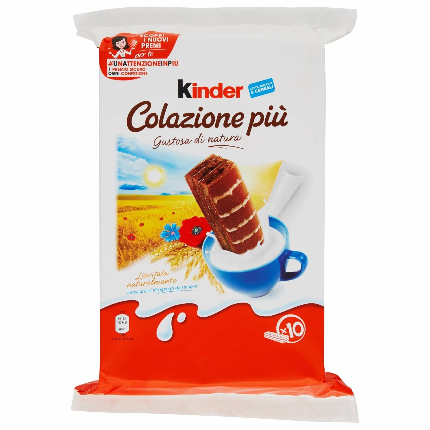 Kinder Colazione Più (300g) - Lot de 4 - [1,20 Kg]