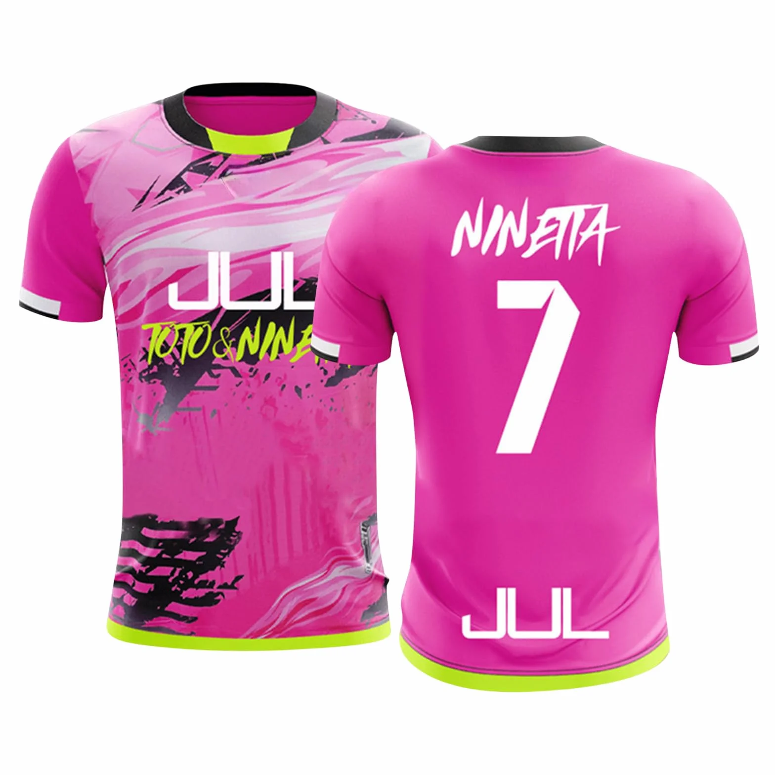 Maillot de Foot JUL Hommes Femmes Enfant T-Shirt Fan Impression 3D Streetwear