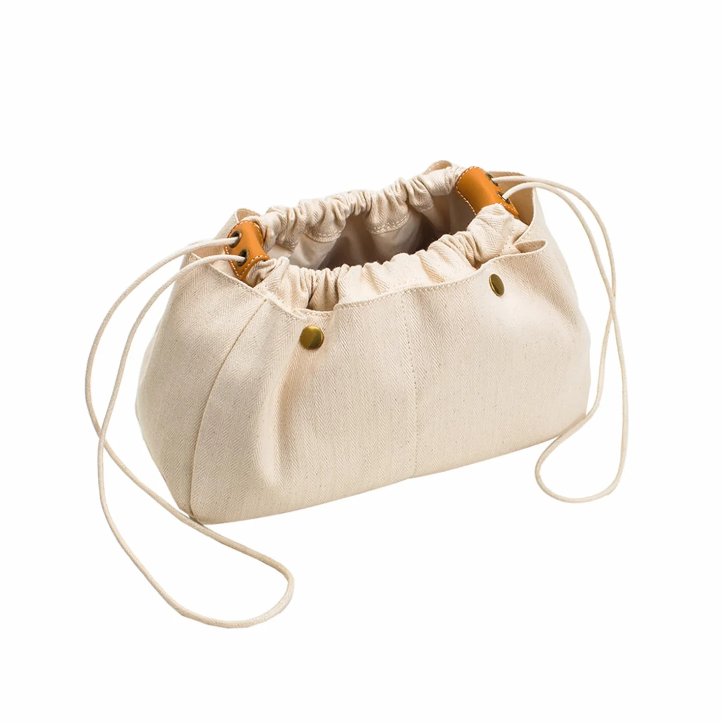 Pochette de rangement en toile de coton pour femme