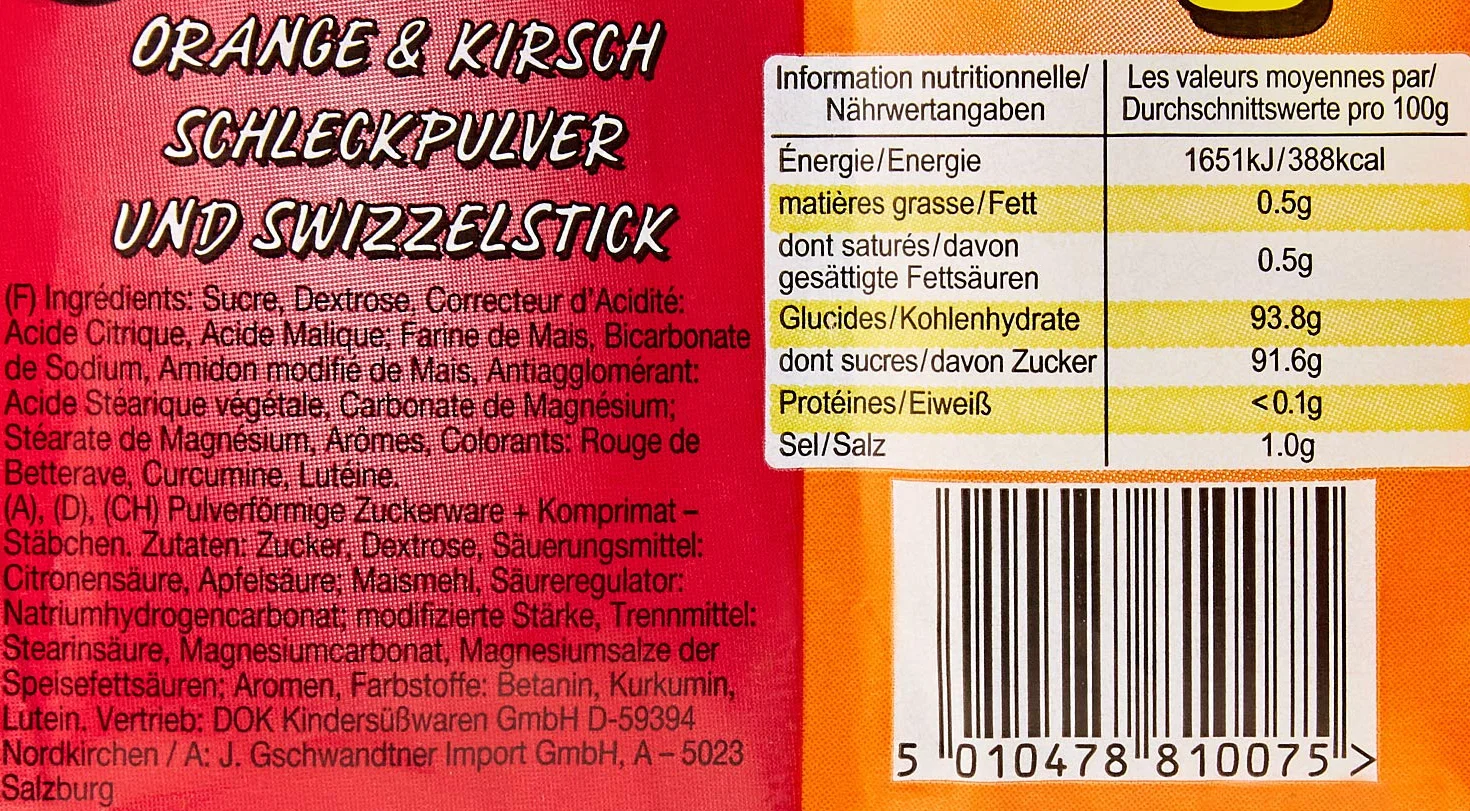 DOK Double DIP schleckpu Lver, Lot de 24 (24 x 18 g Paquet)