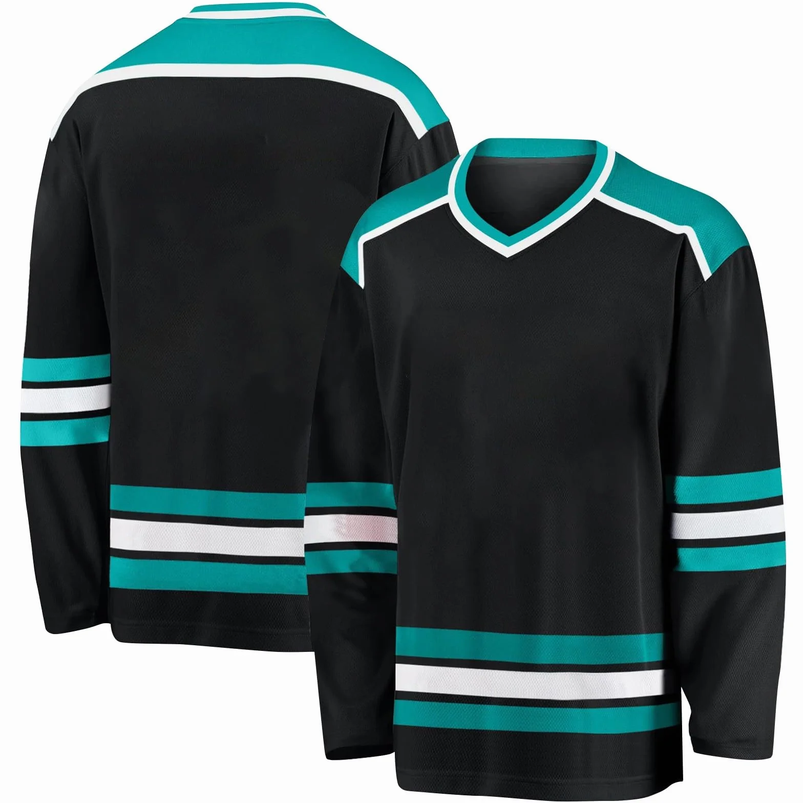 Maillot de Hockey Personnalisé Manches Longues avec Votre Nom/Équipe/Numéro