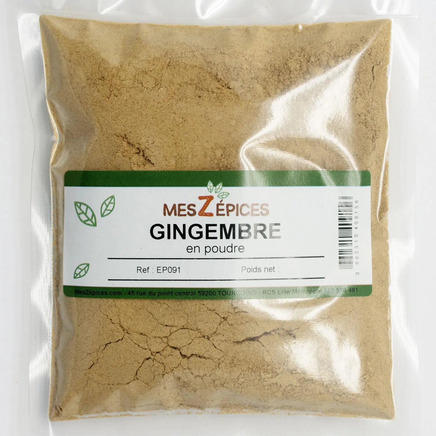Gingembre en poudre - Sachet de 1 kg