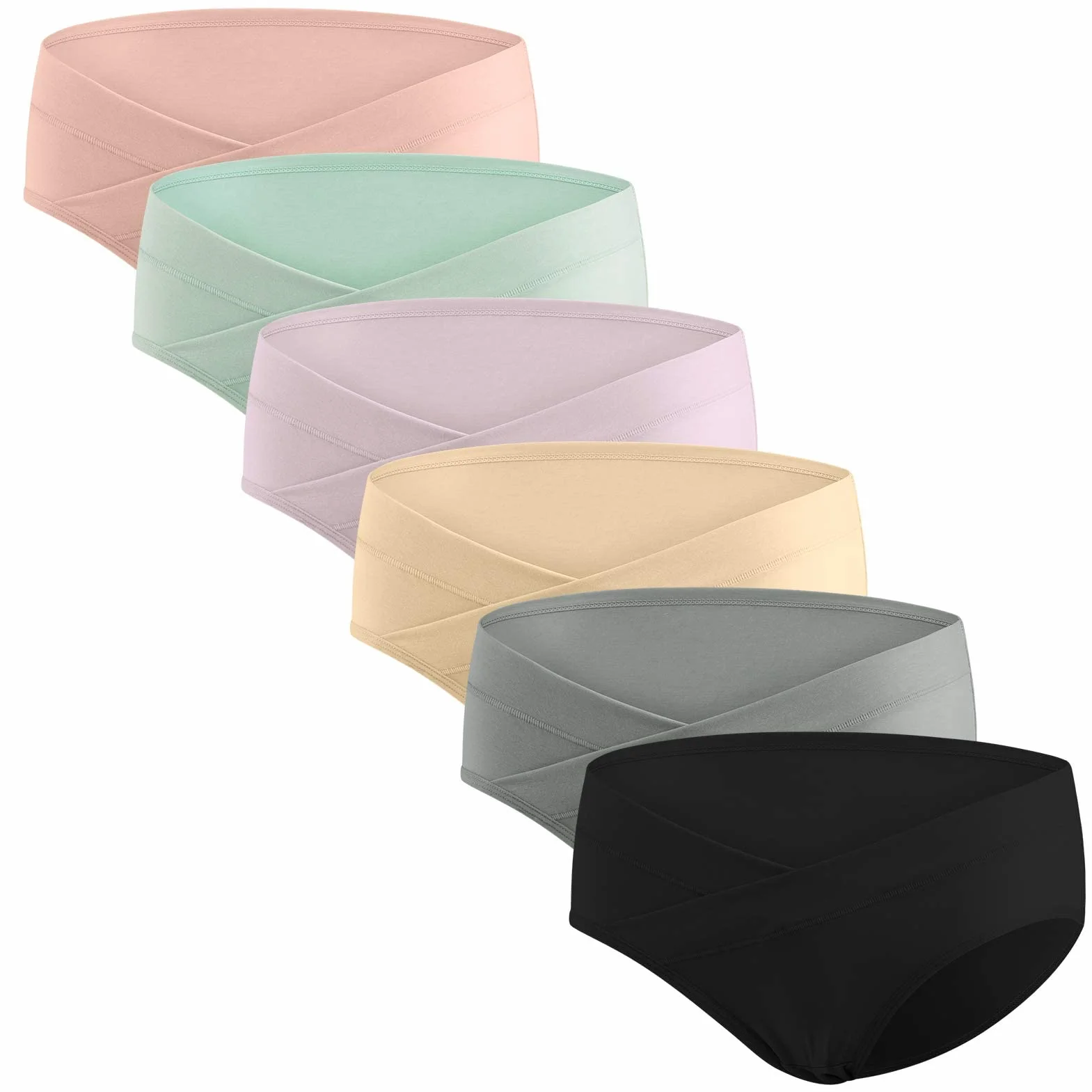 HBselect 6 pcs Culotte Maternité Grossesse Femmes Enceintes Sous-vêtements Berceau