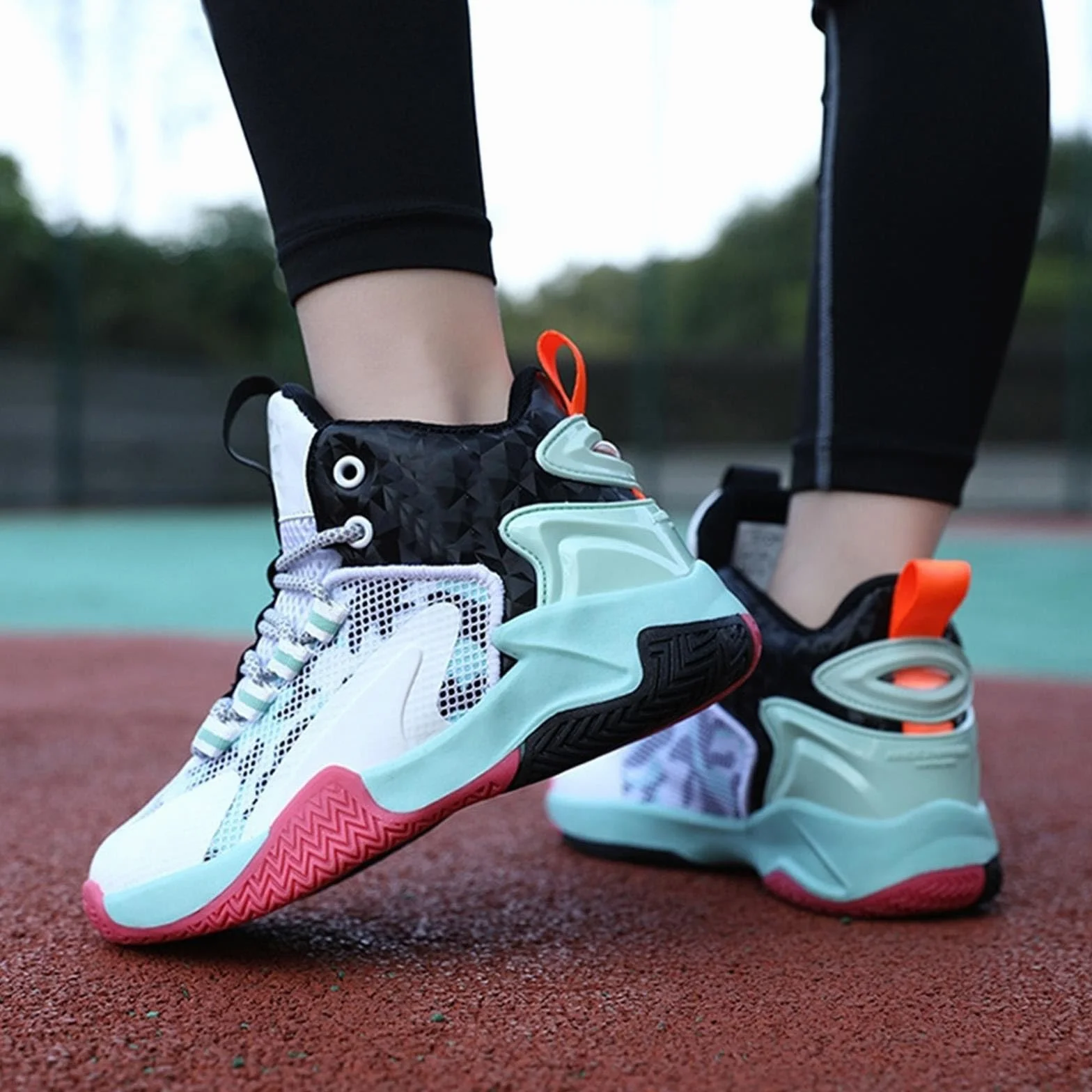 Chaussures de basketball hautes confortables pour fille - Pointure 37.5