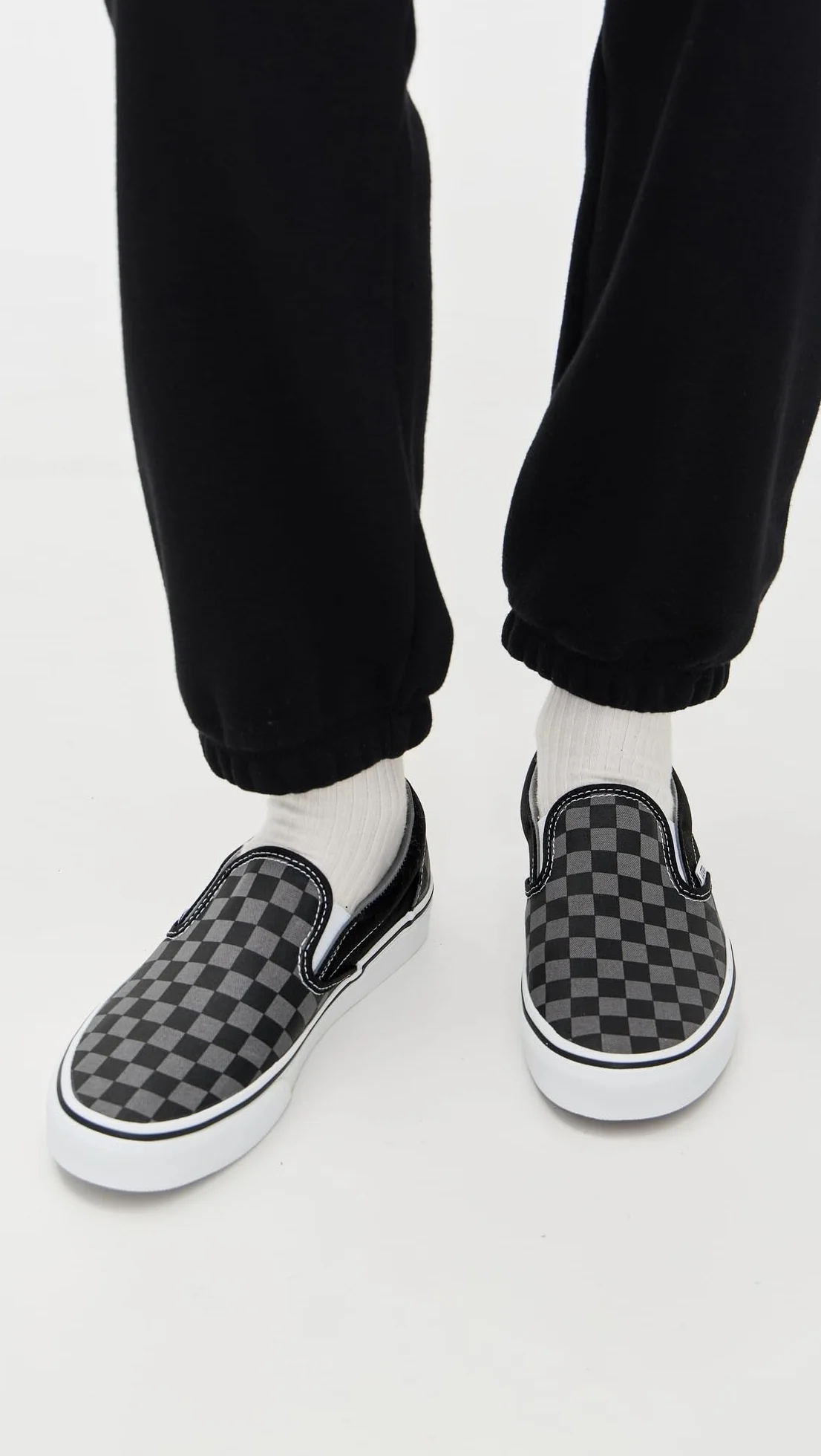 Vans Classic Slip-on Check Baskets Homme