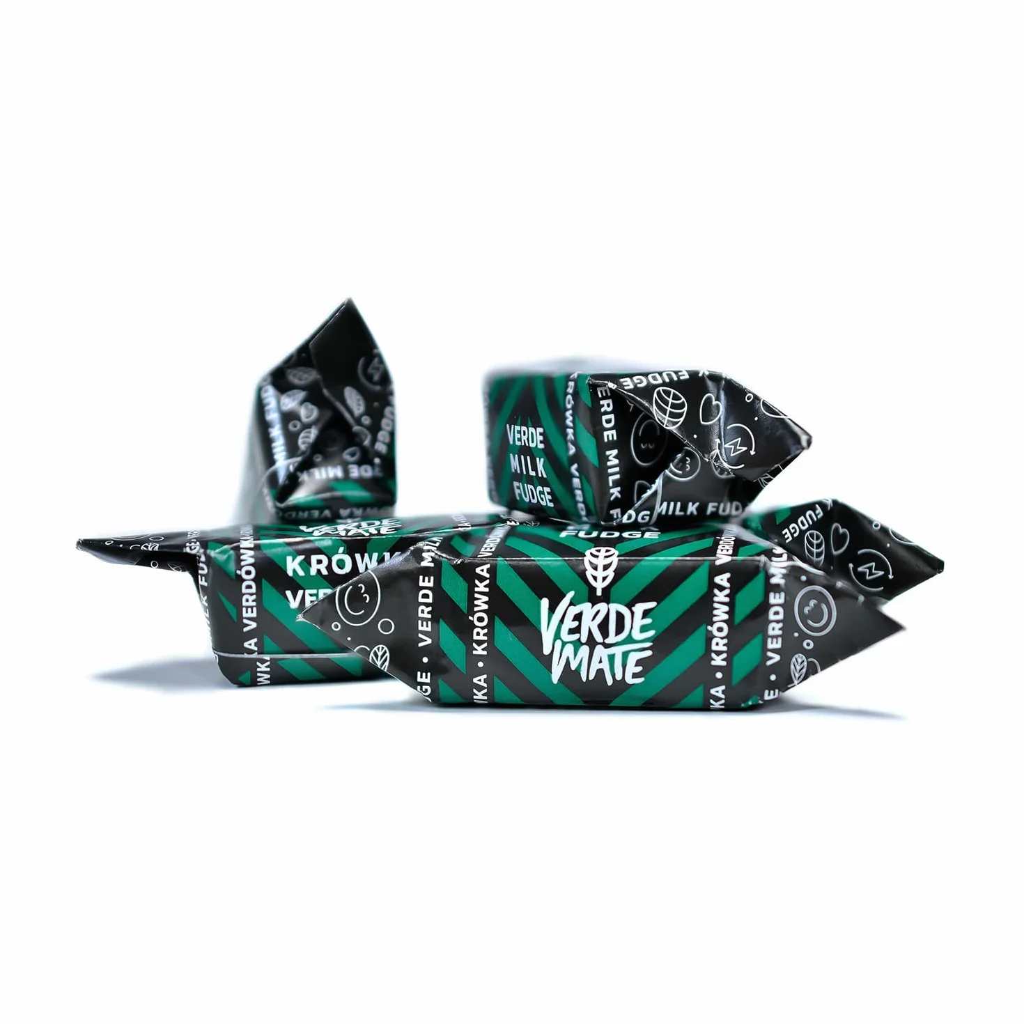 Verde Mate Green Fudge with Yerba Mate 1000g | Combinaison de Yerba Mate chimarrao brésilien et de fudge au lait | Fudge au Yerba Mate vert | Yerba Mate dans sa forme originale