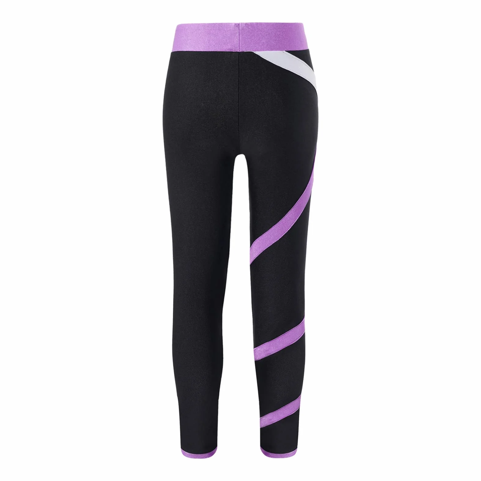 Leggings Sport Enfant Fille Gymnastique Patinage Artistique Minceur Danse Running Stretch Sportwear
