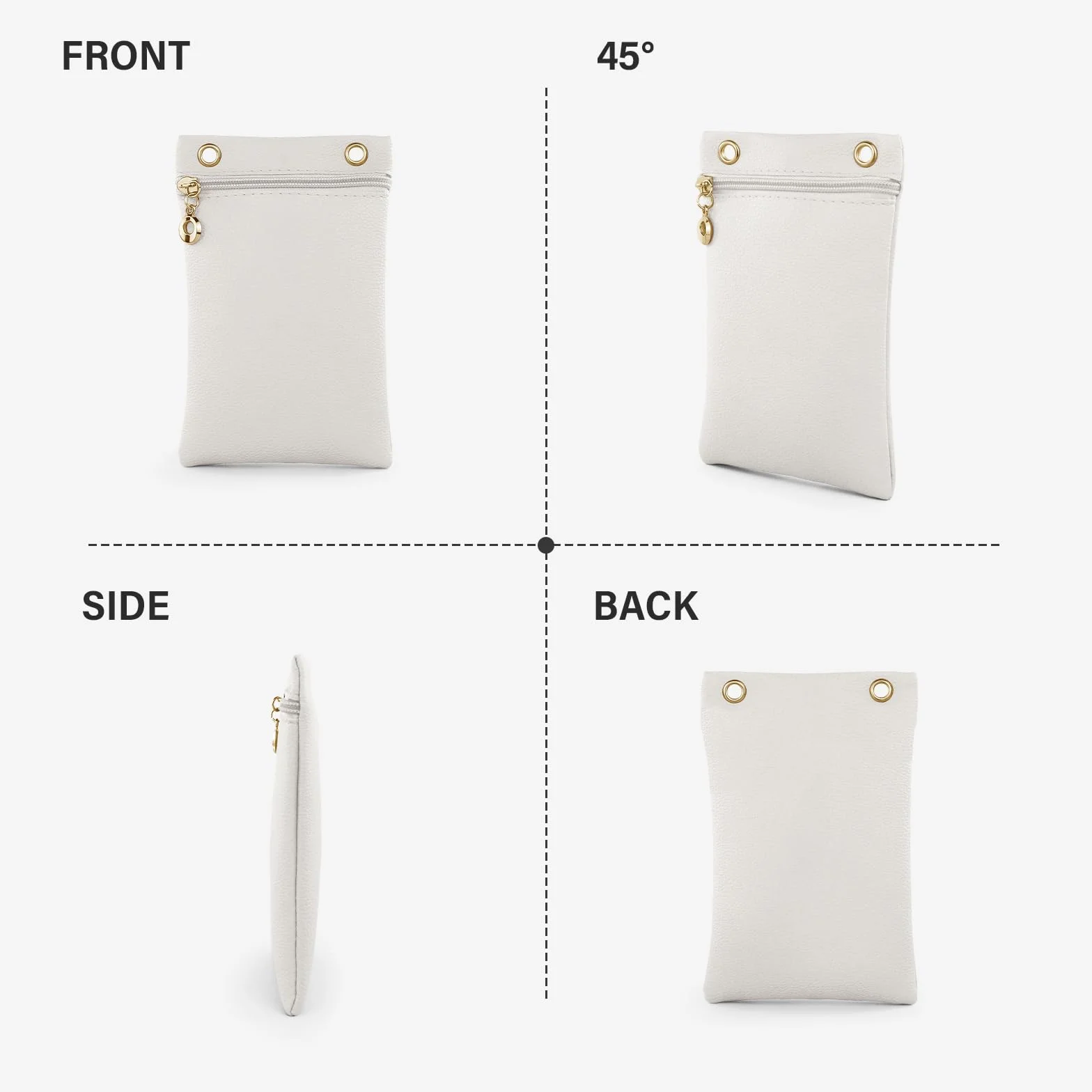 Sac à main en cuir PU pour femme avec bandoulière détachable