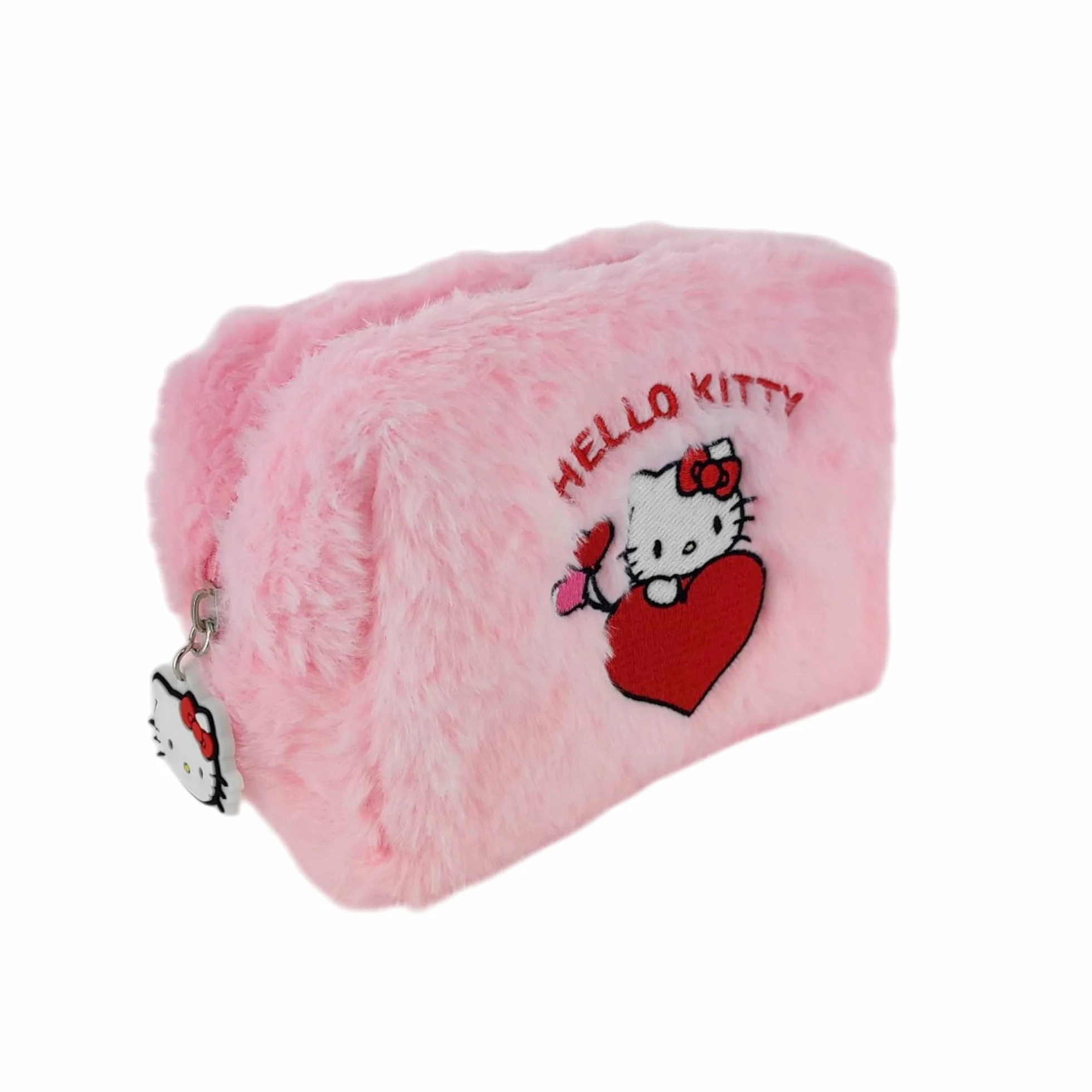 Hello Kitty Trousse de Toilette Fourrure Rose Sanrio
