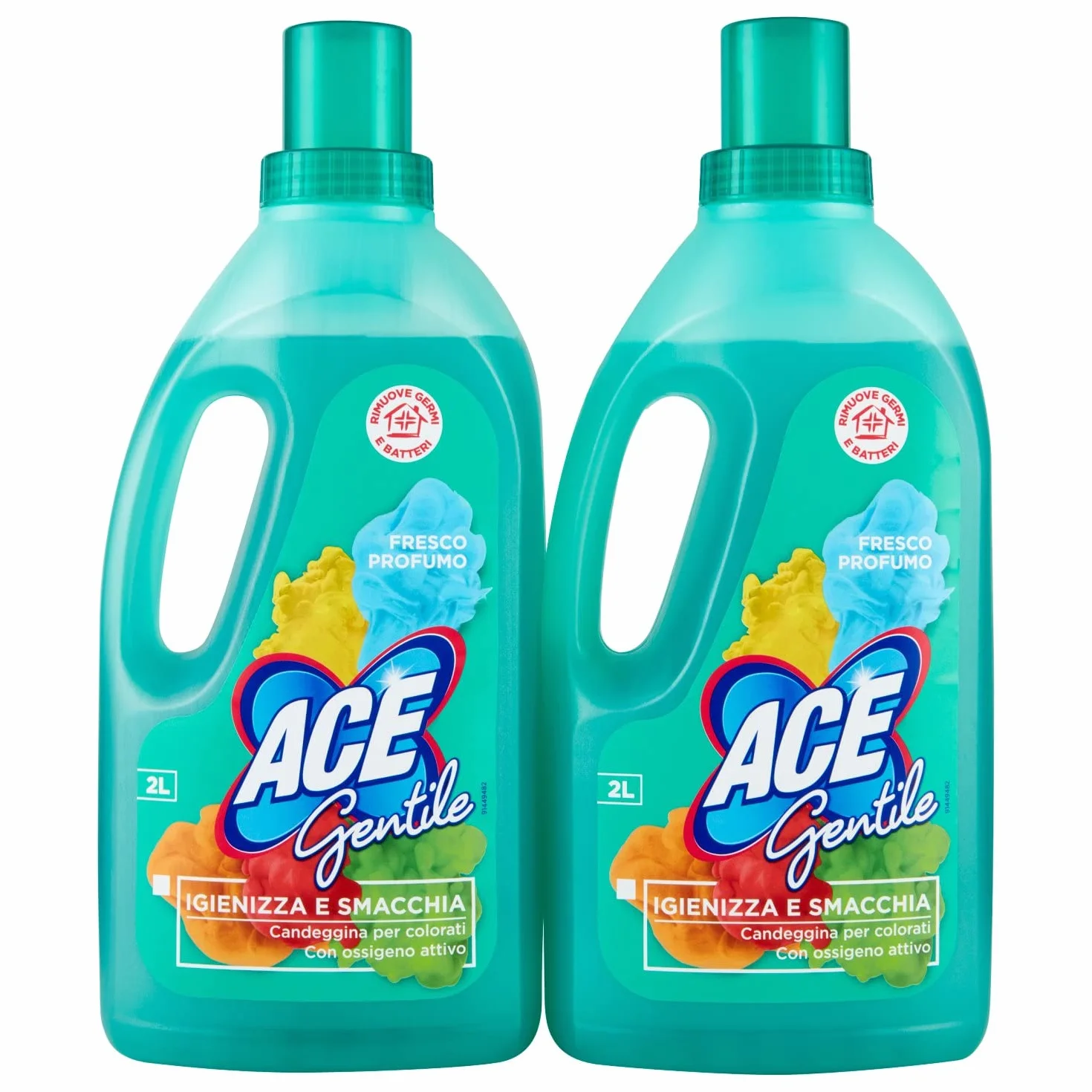ACE – Aimable, Javel pour colorés et délicats, 2 l – [Lot de 2]