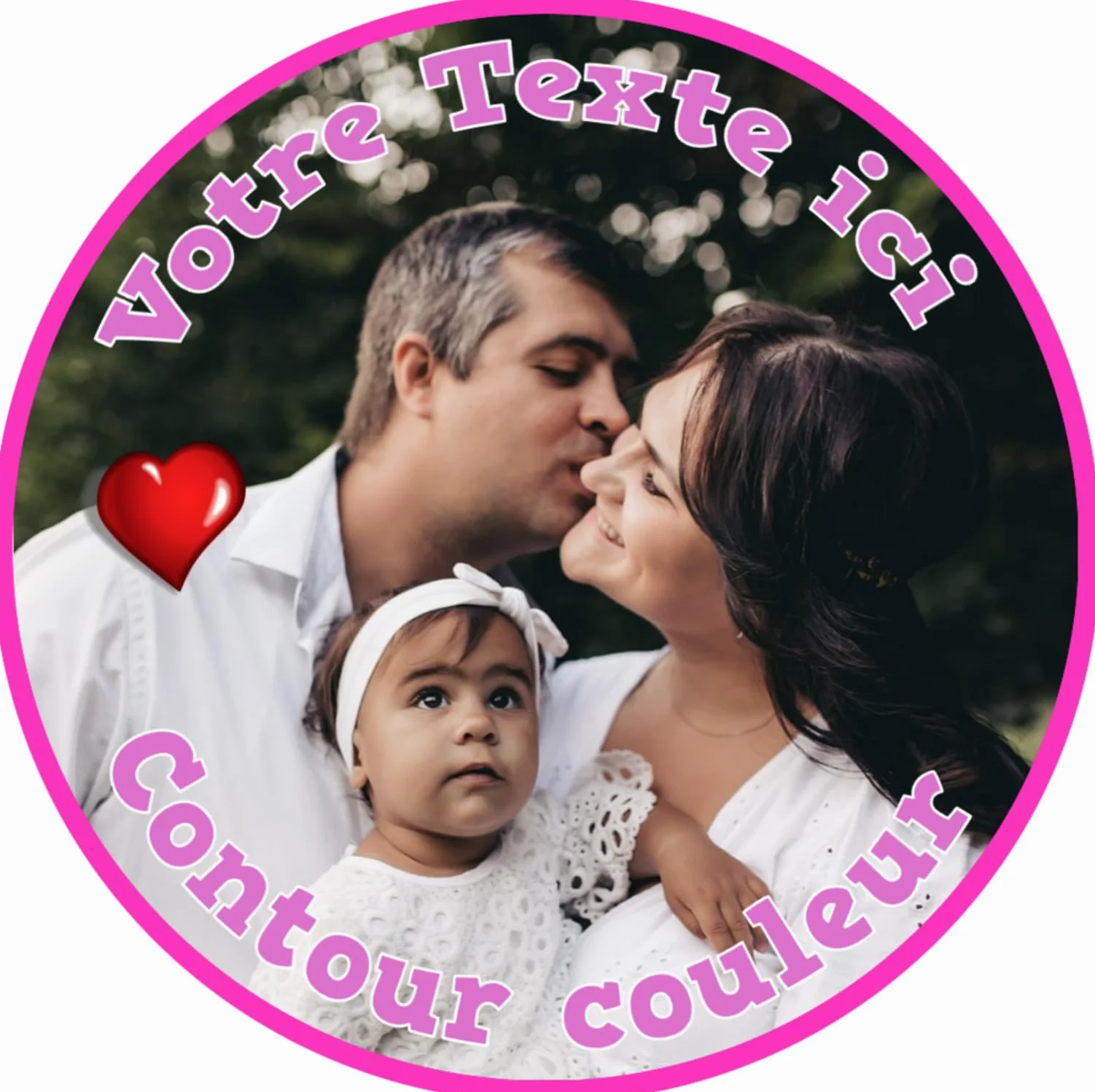 Disque AZYME 20 cm Rond comestible Photo sur gateau