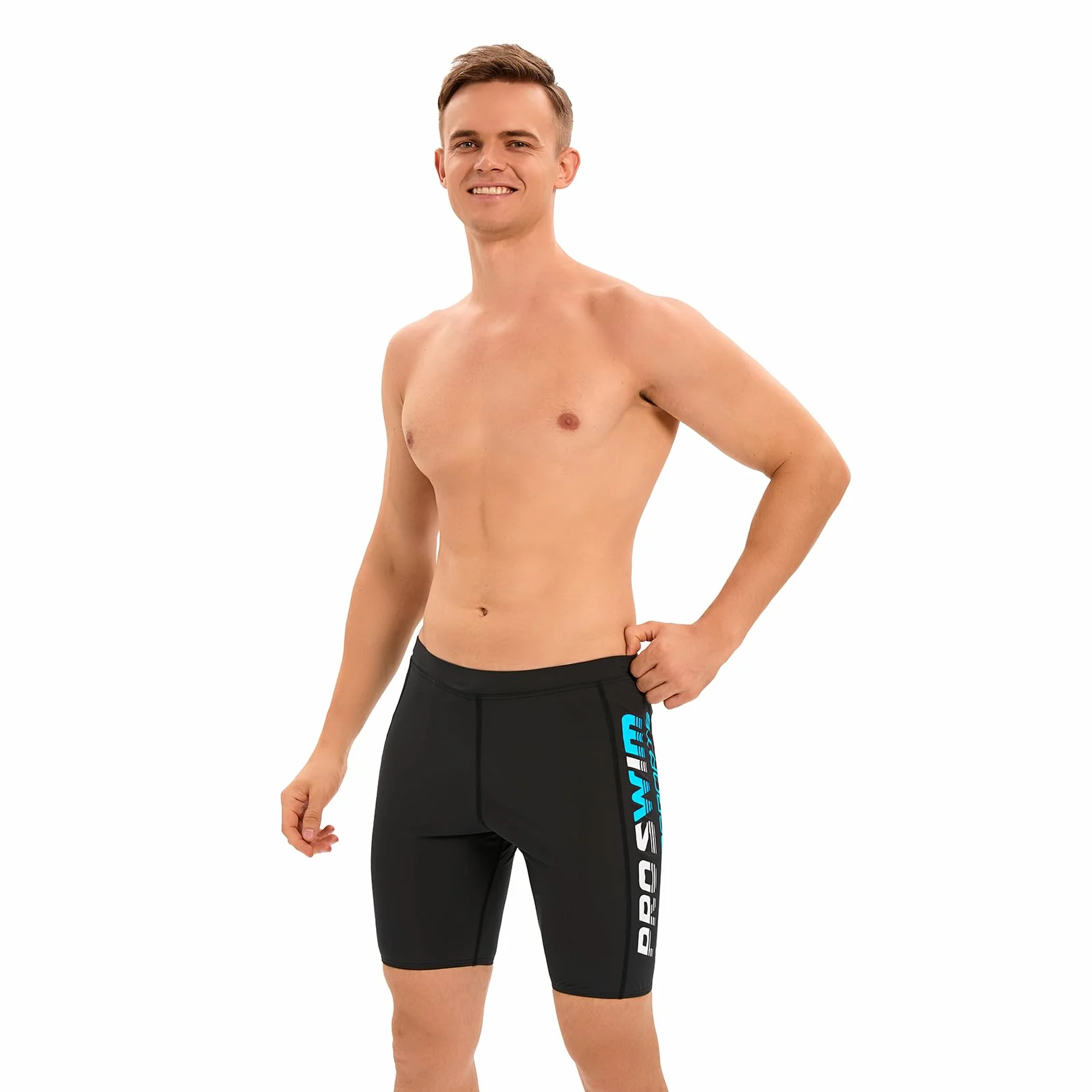 Veranobreeze Maillot de Bain Homme Jammer Natation Compétition Pantalon Endurance Long Racing Training