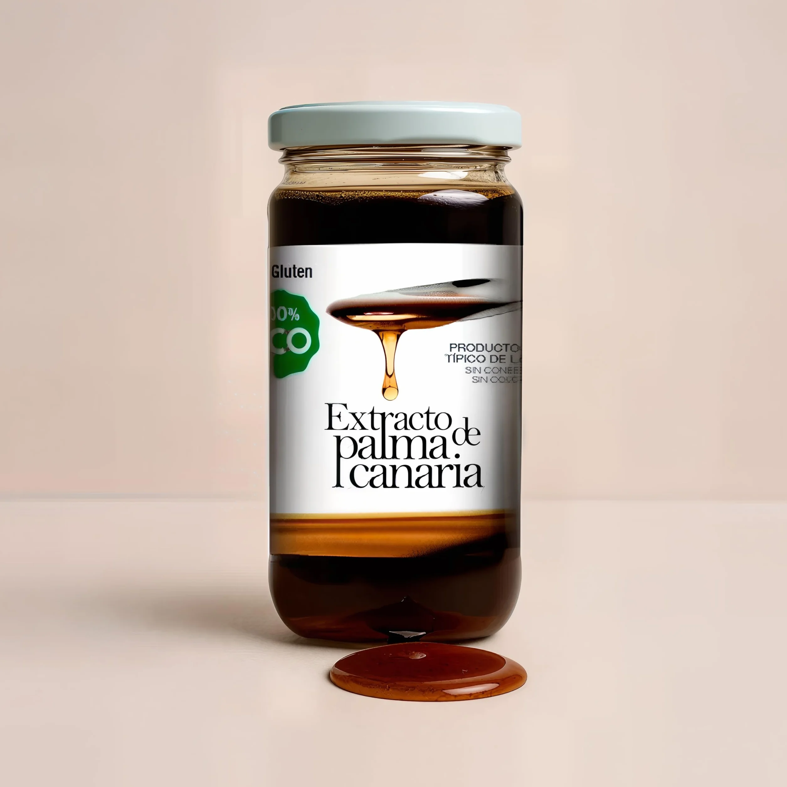 Extrait de Palme Canarienne – Sirop Naturel de La Gomera, 100% Éco, Sans Gluten, 305 ml