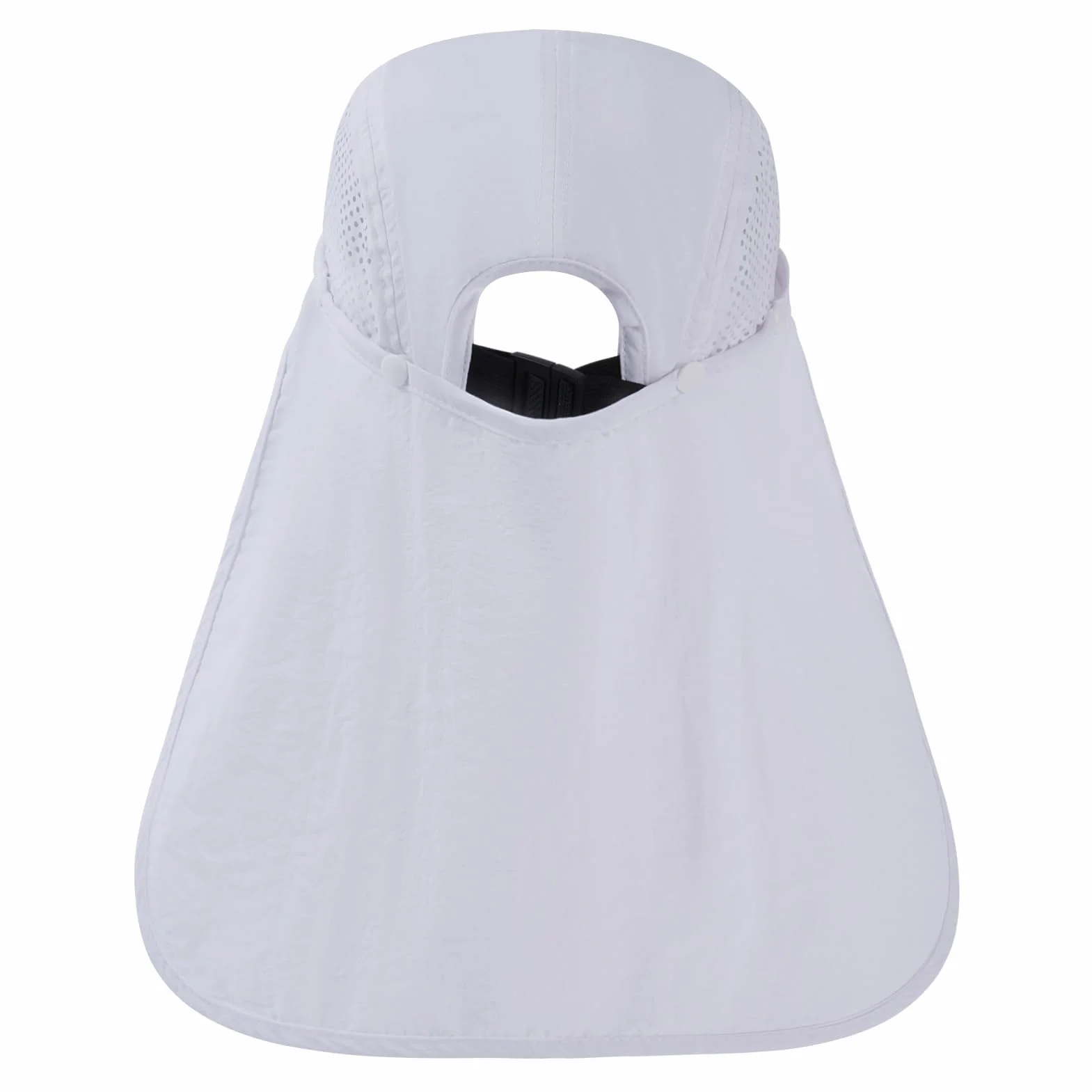 Bassdash UPF 50+ Casquette de pêche pliable avec couvre-cou amovible pour hommes et femmes