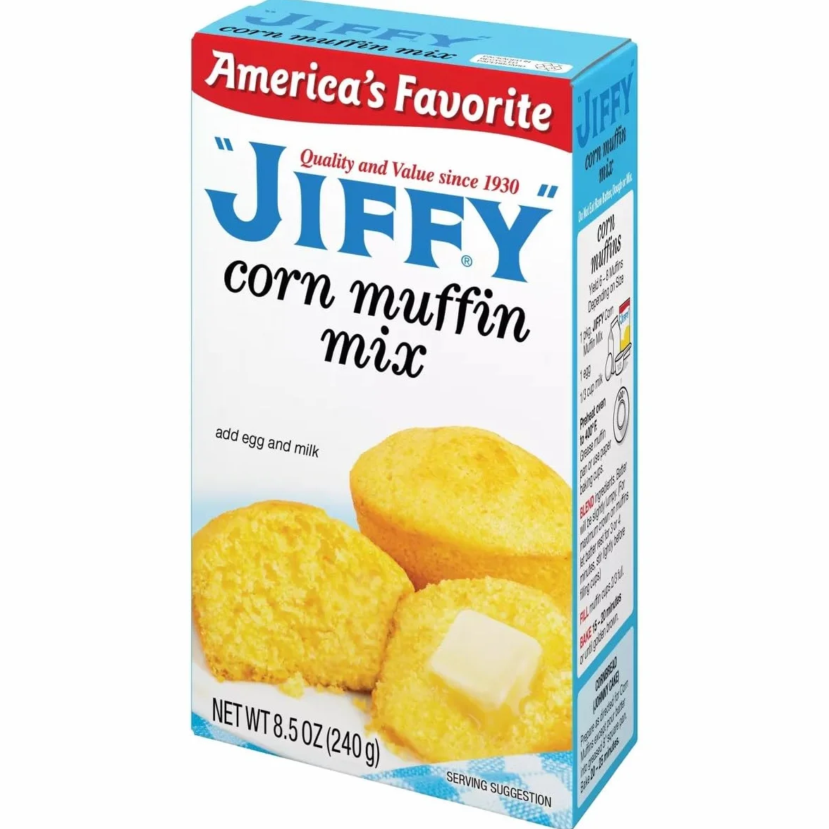 Jiffy Lot de 2 mélanges pour muffins
