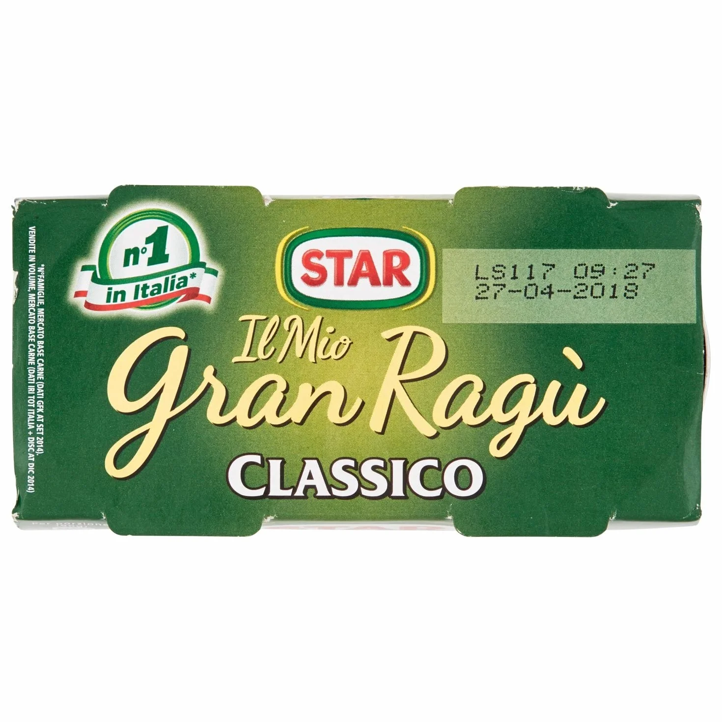4x Il mio Gran Ragù Star Classico sauce tomate italienne sauce tomate 2x 180g
