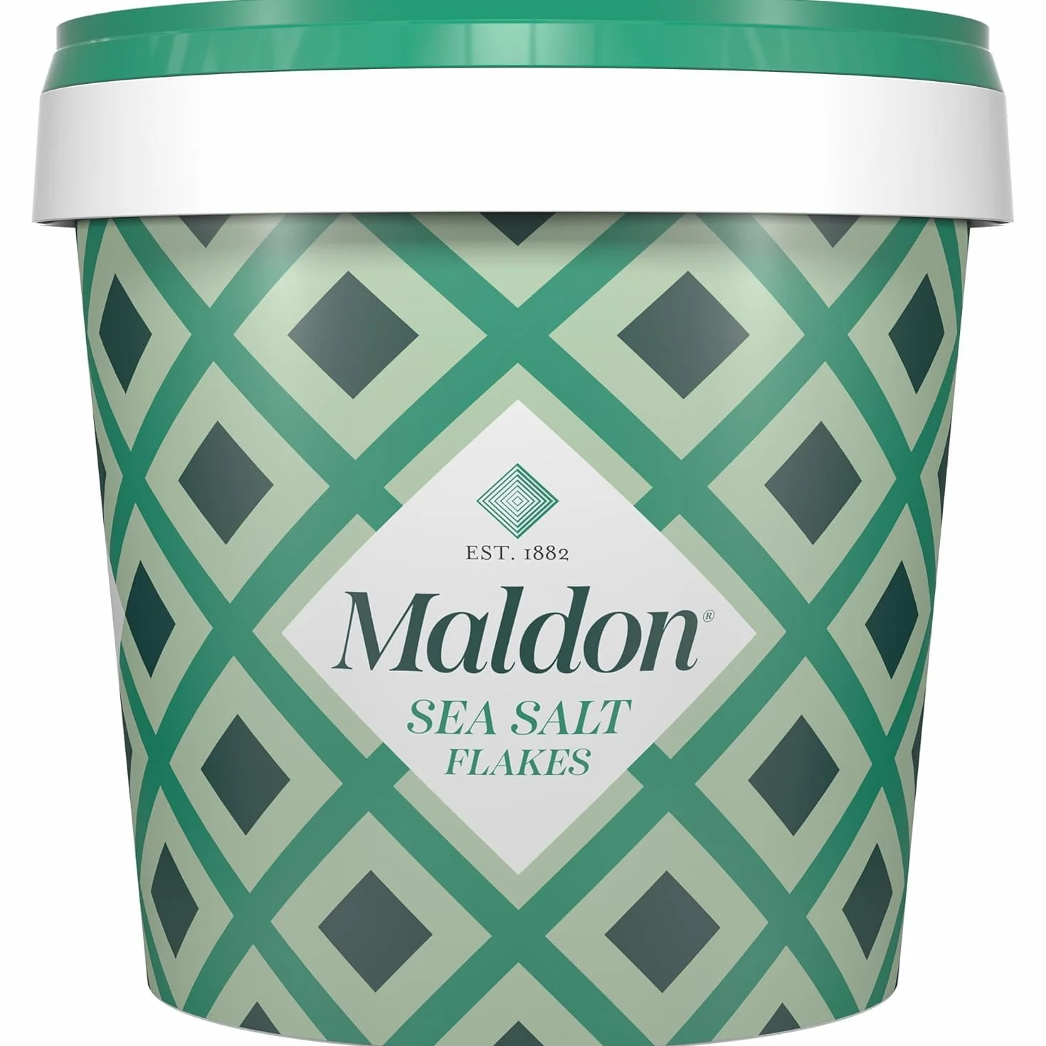 Kajal Maldon Flocons de sel de mer 570 g - Sel de mer anglais de qualité supérieure - Parfait pour affiner les plats, flocons de sel dans un seau, sel de mer 100 % pur, croustillant